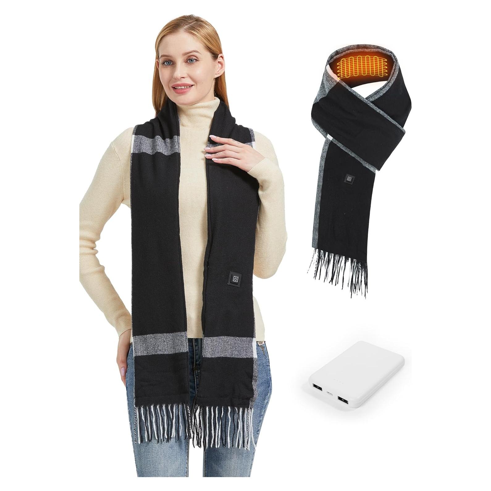 Bufanda Calentada Recargable Ejoy 180x35cm 3 Temperaturas