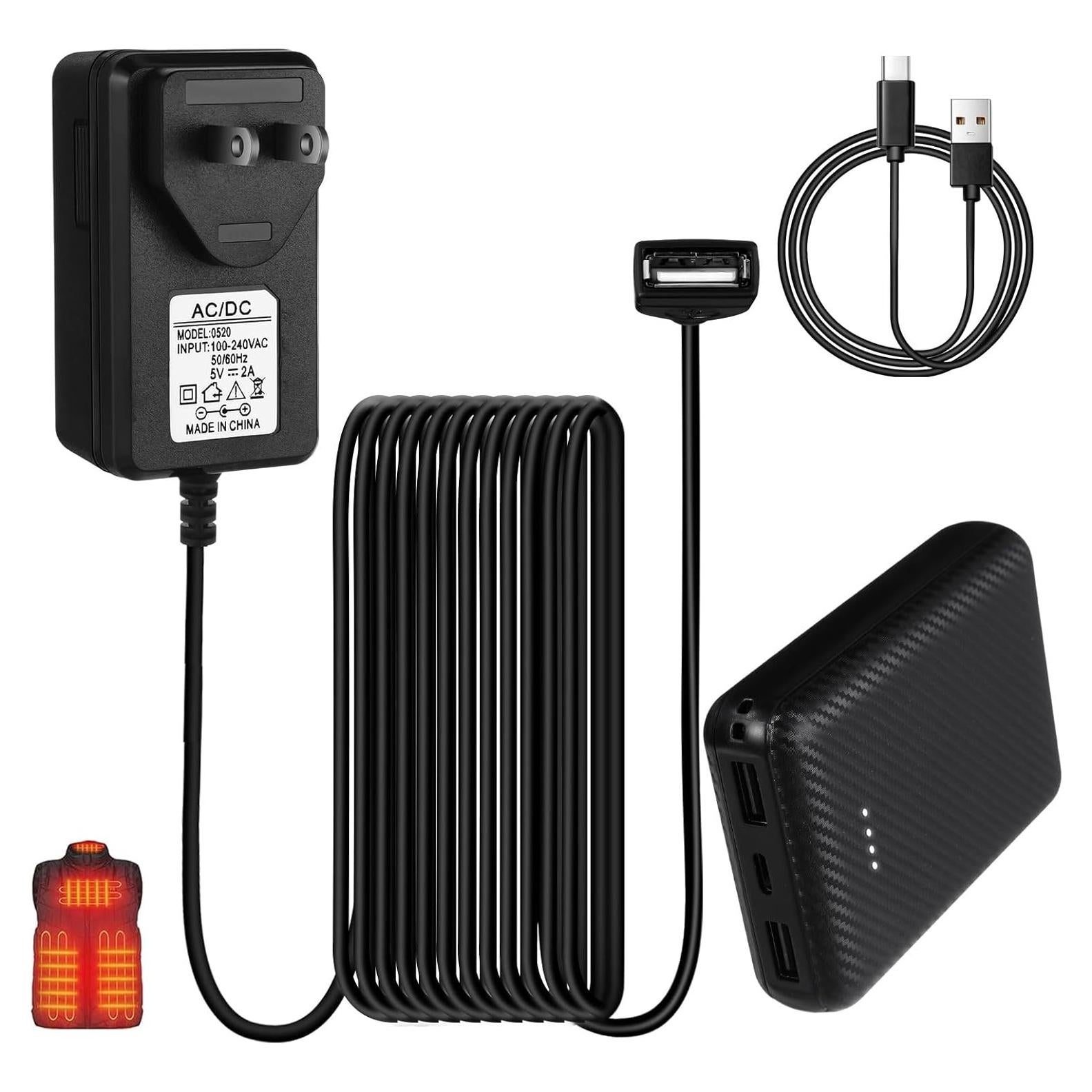 Banco de Energía 12000mAh Relaxweex para Ropa Calefaccionada