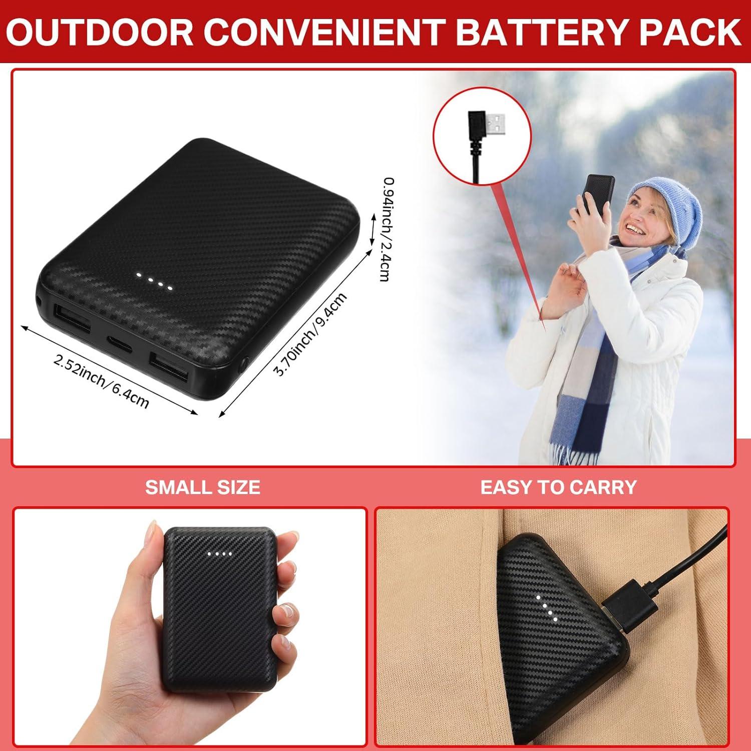 Banco de Energía 12000mAh Relaxweex para Ropa Calefaccionada