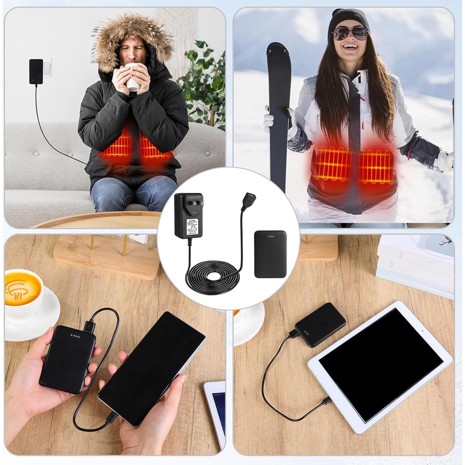 Banco de Energía 12000mAh Relaxweex para Ropa Calefaccionada