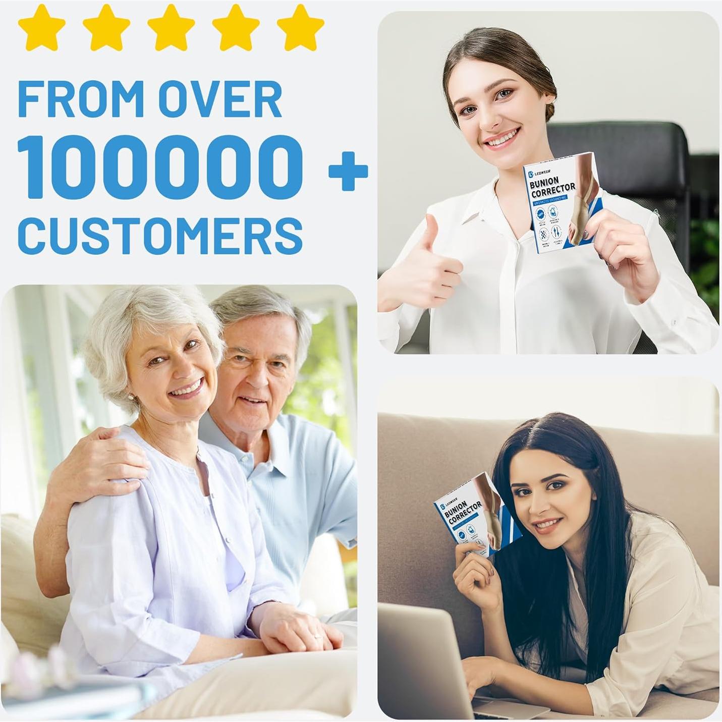 Manga para juanete LEOWEER con gel y ajuste antideslizante