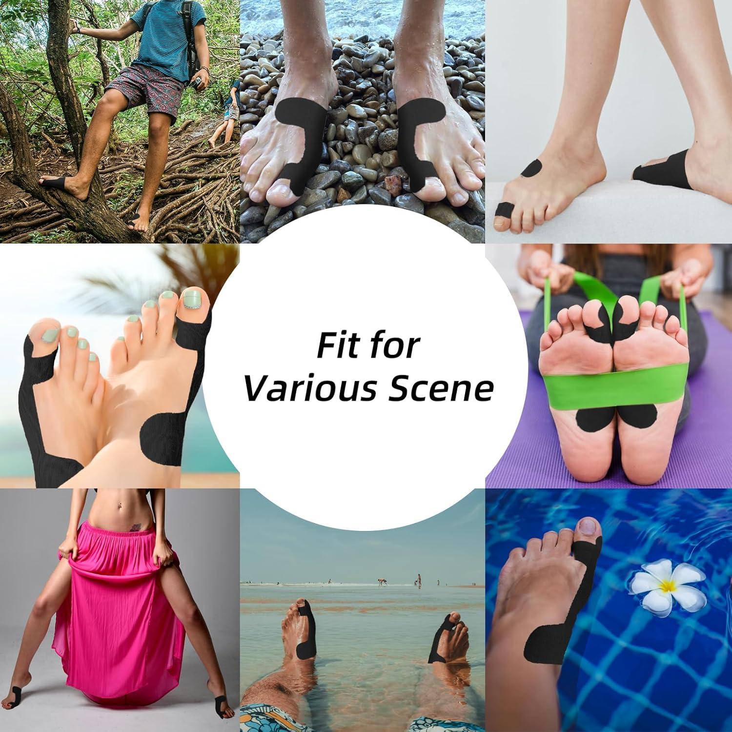 Cinta Kinesiológica Pre-cortada IEADEN para Juanetes 40 Pcs