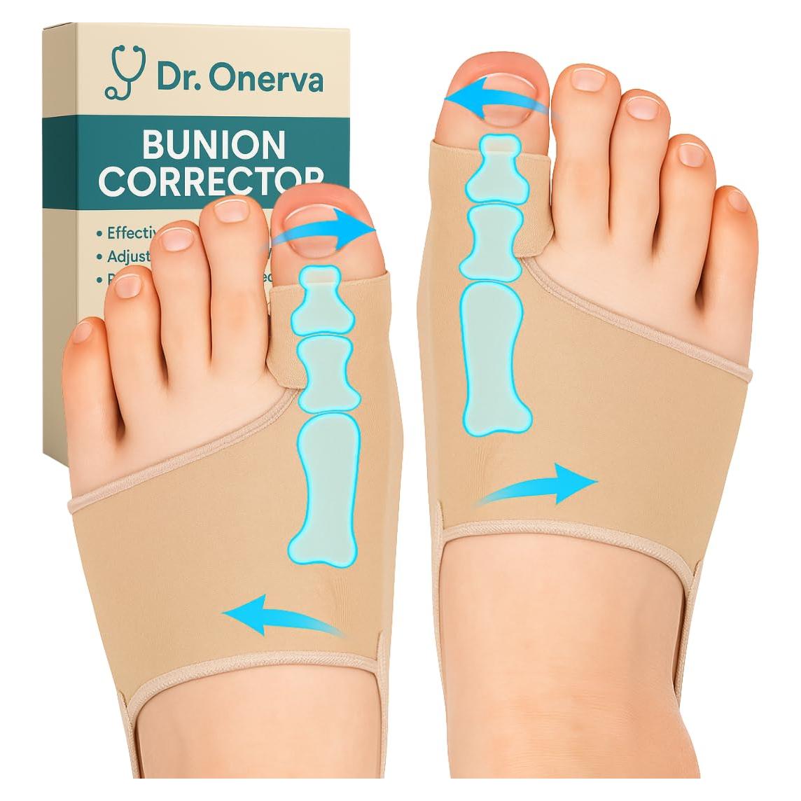 Corrector de Juanetes ONERVA 2PC Alivio Hallux Valgus