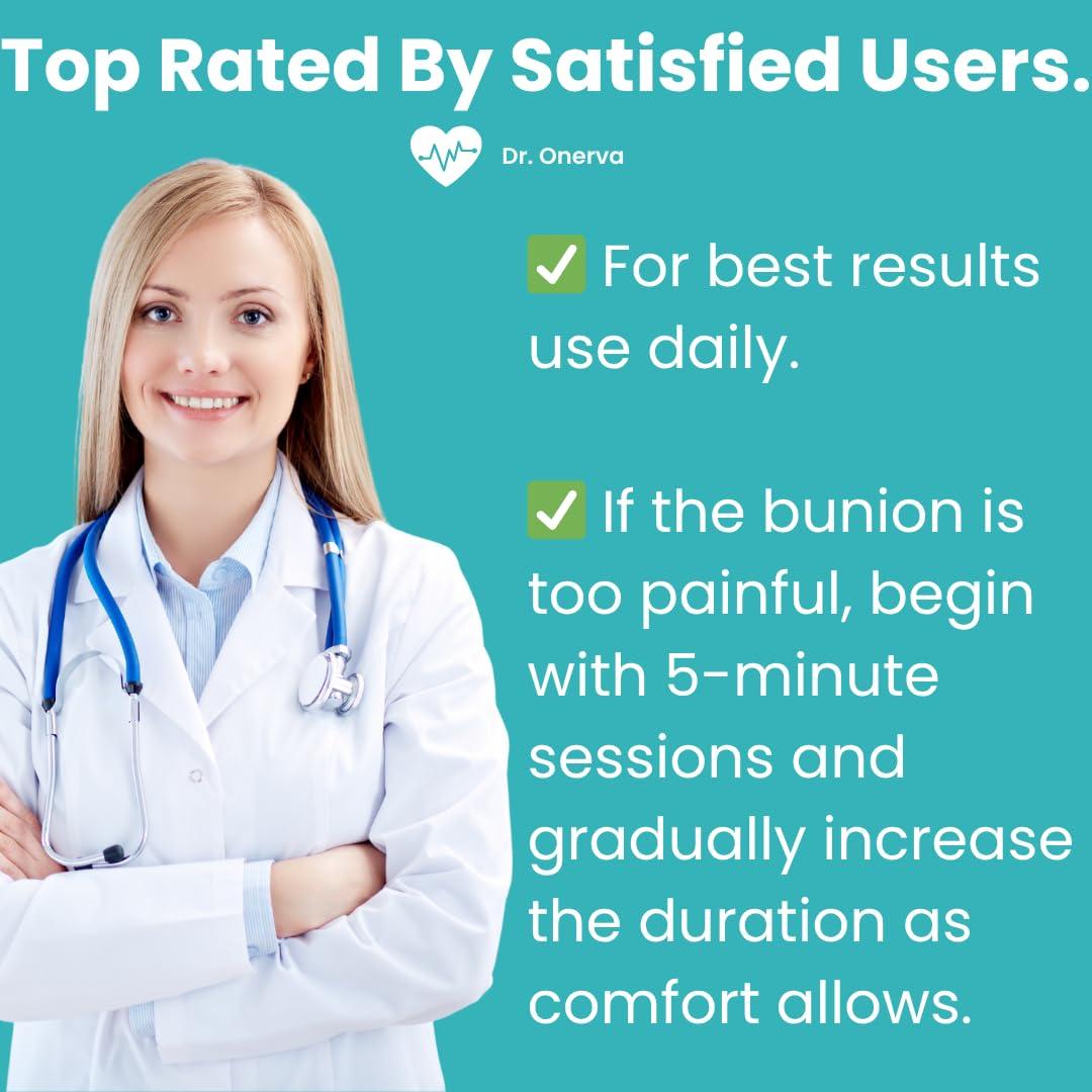 Corrector de Juanetes ONERVA 2PC Alivio Hallux Valgus