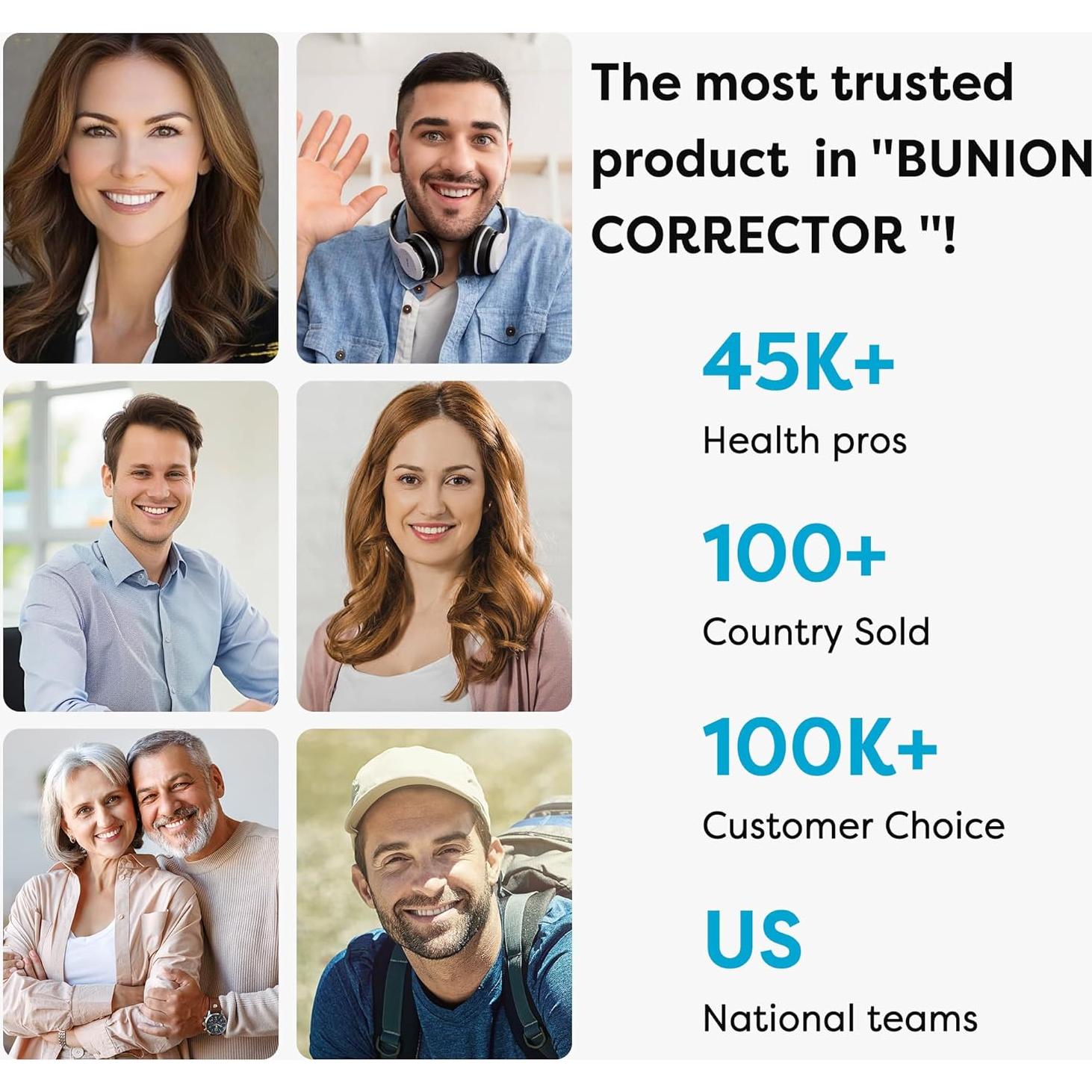 Corrector de Juanetes FURTAA - Alivio para Hallux Valgus, Tamaño Medio