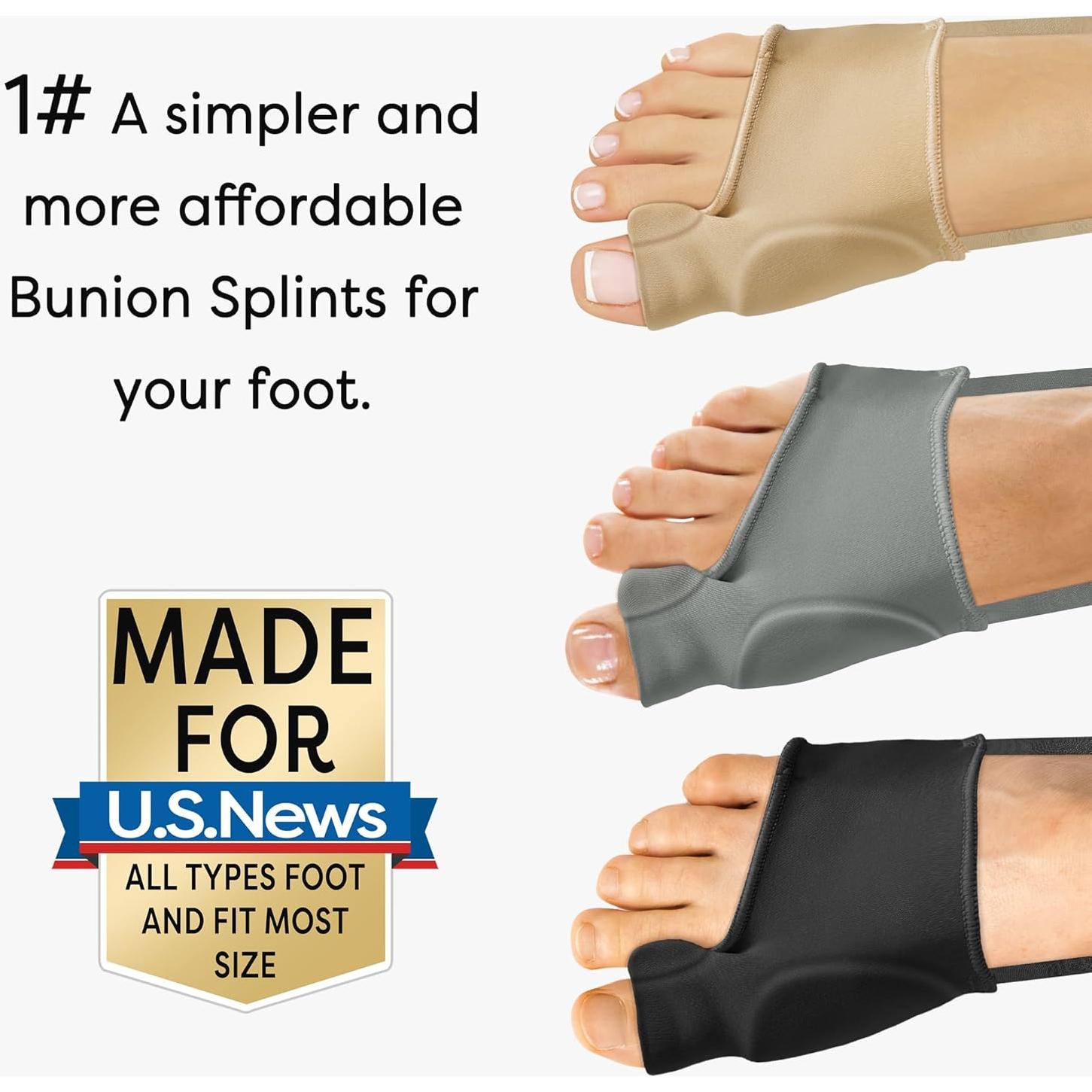 Corrector de Juanetes FURTAA - Alivio para Hallux Valgus, Tamaño Medio