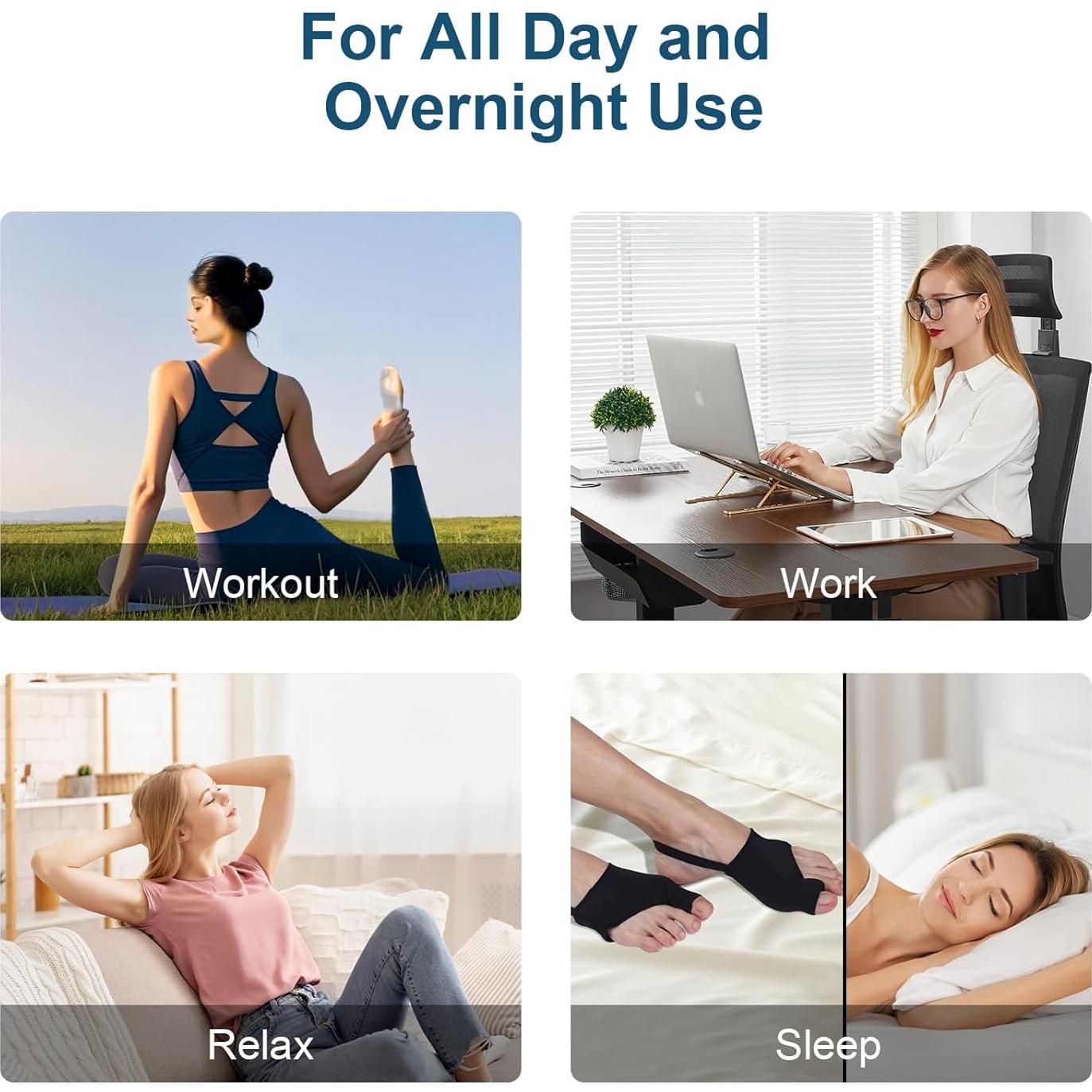 Corrector de Juanetes Mageeh para Mujeres y Hombres - Alivio Dolor Hallux Valgus