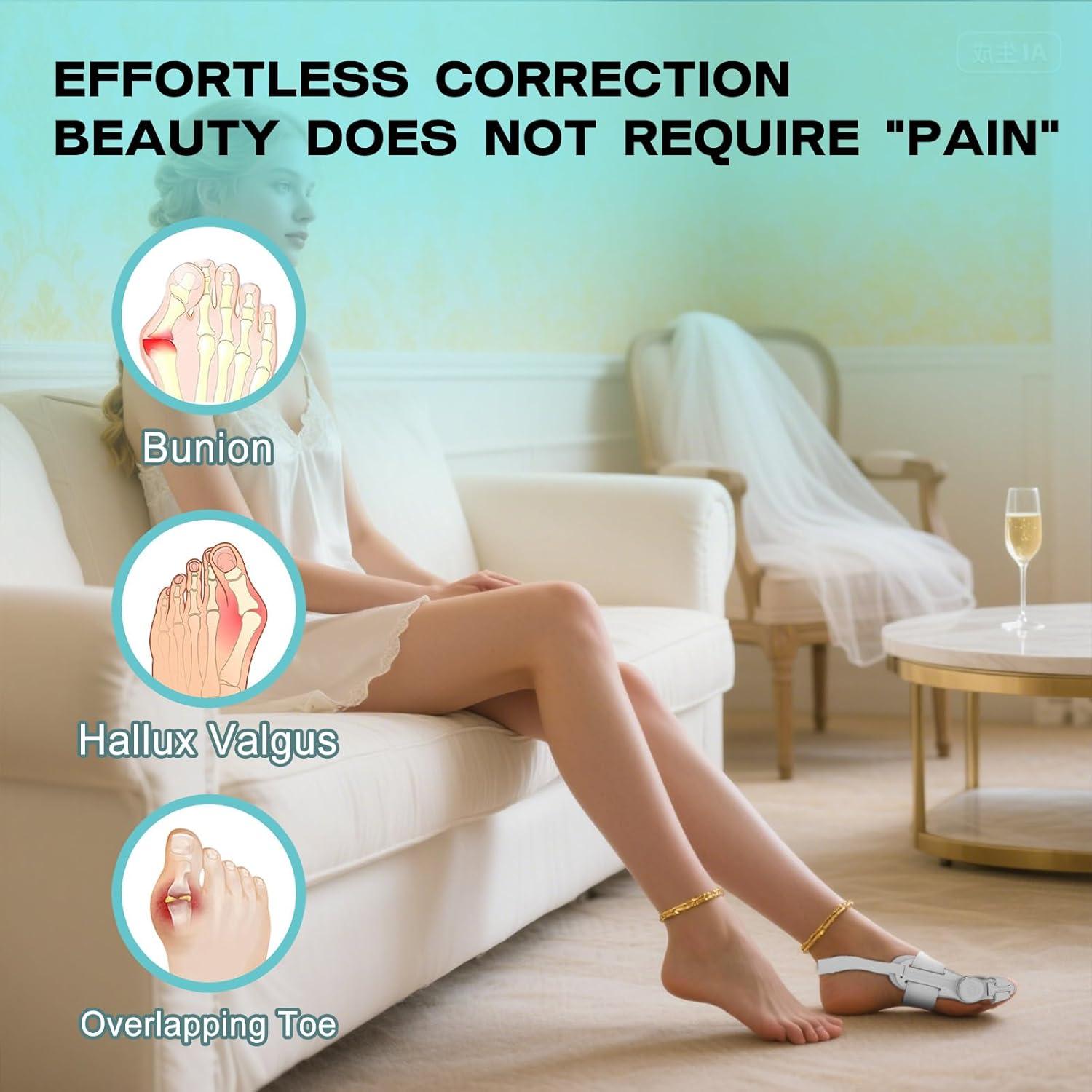 Corrector de Juanetes MentHiker Ajustable Unisex - Alivio Dolor