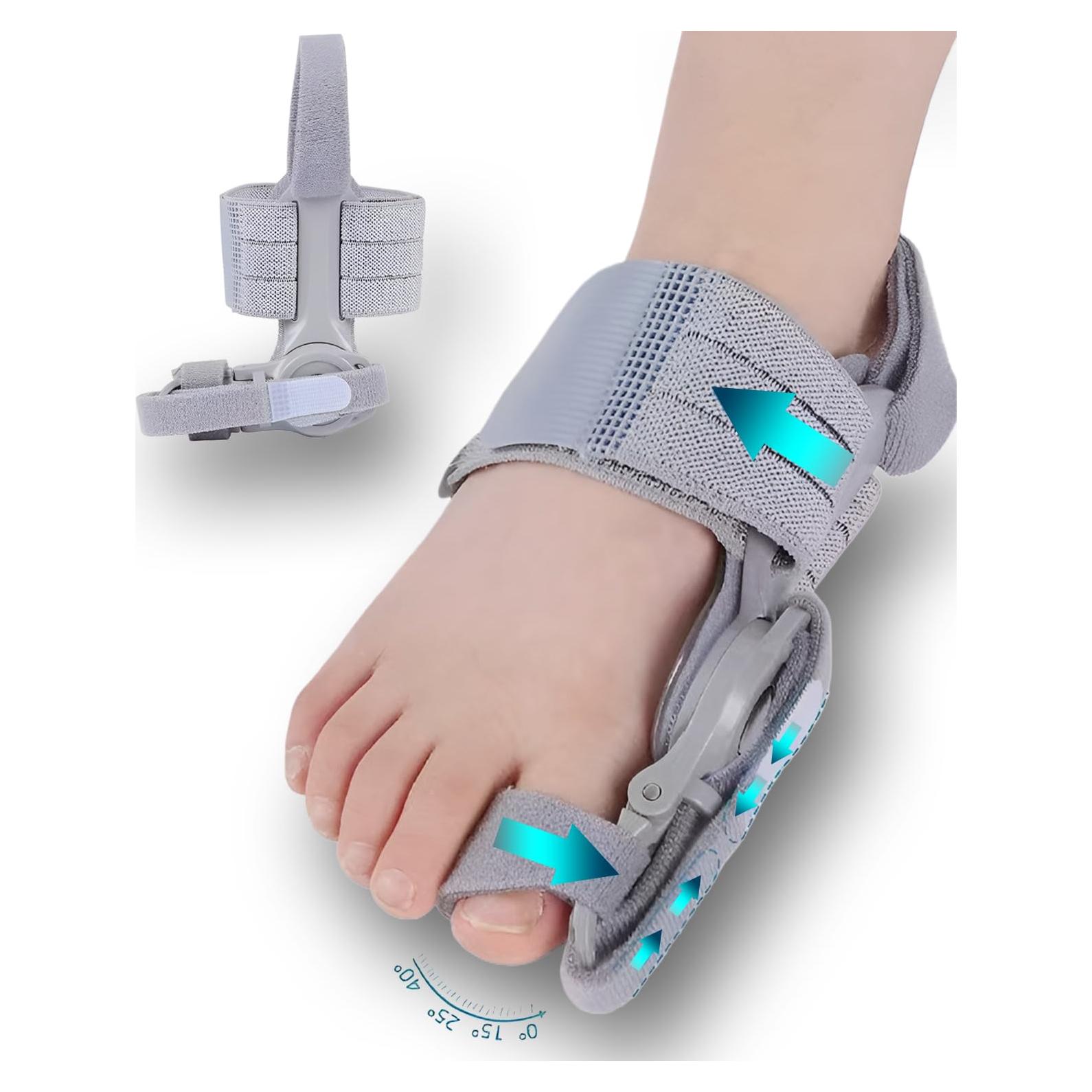 Corrector de Juanetes para Niños Qlonn - Férula Ajustable Gris