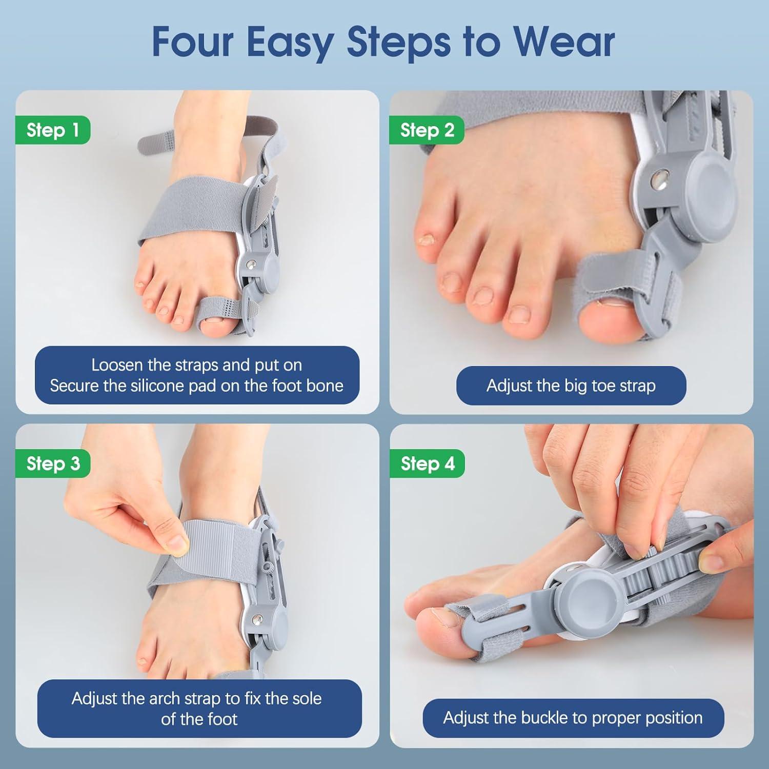 Corrector de Juanetes KASHEVI Ajustable para Alivio del Dolor