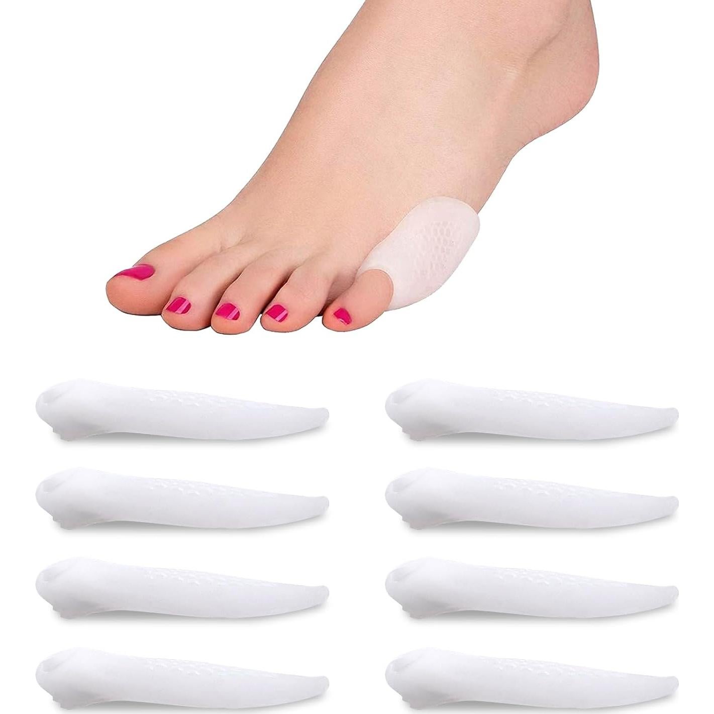 8 Piezas Corrector de Juanetes Asofelk con Separador Transpirable