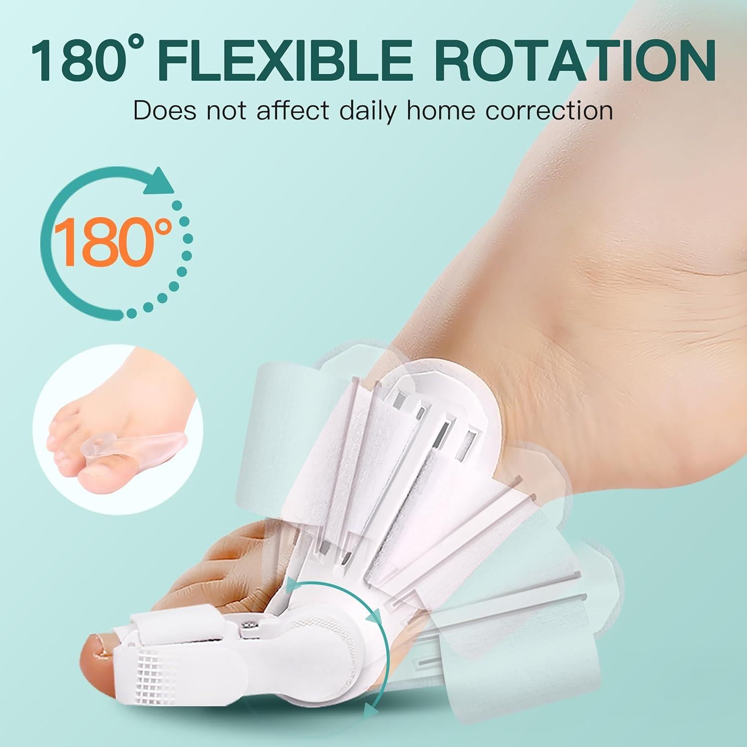 Corrector de Juanetes Blanco Shandong Bosu Ajustable Ortopédico