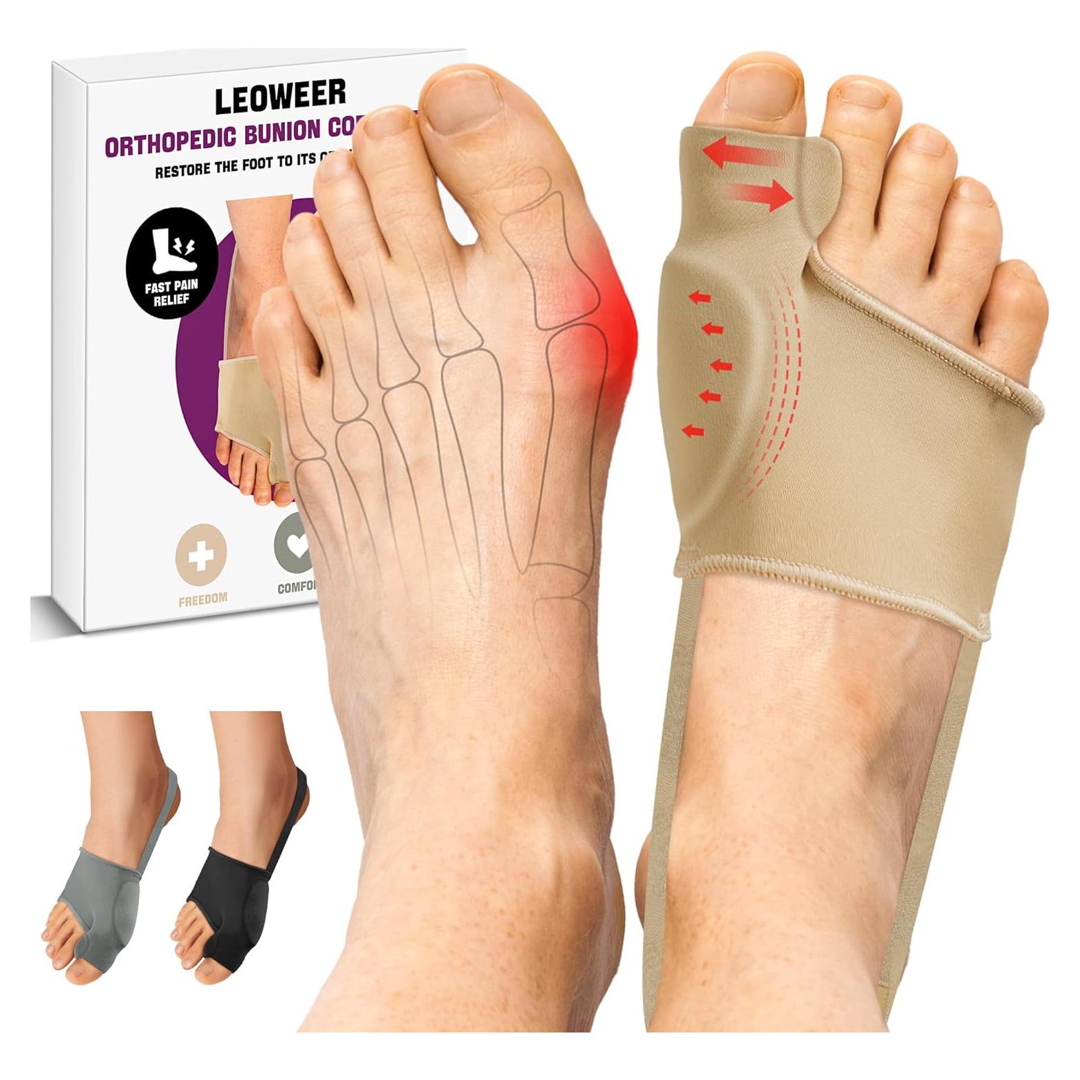 Manga Correctora de Juanetes LEOWEER - Férula Transpirable con Gel