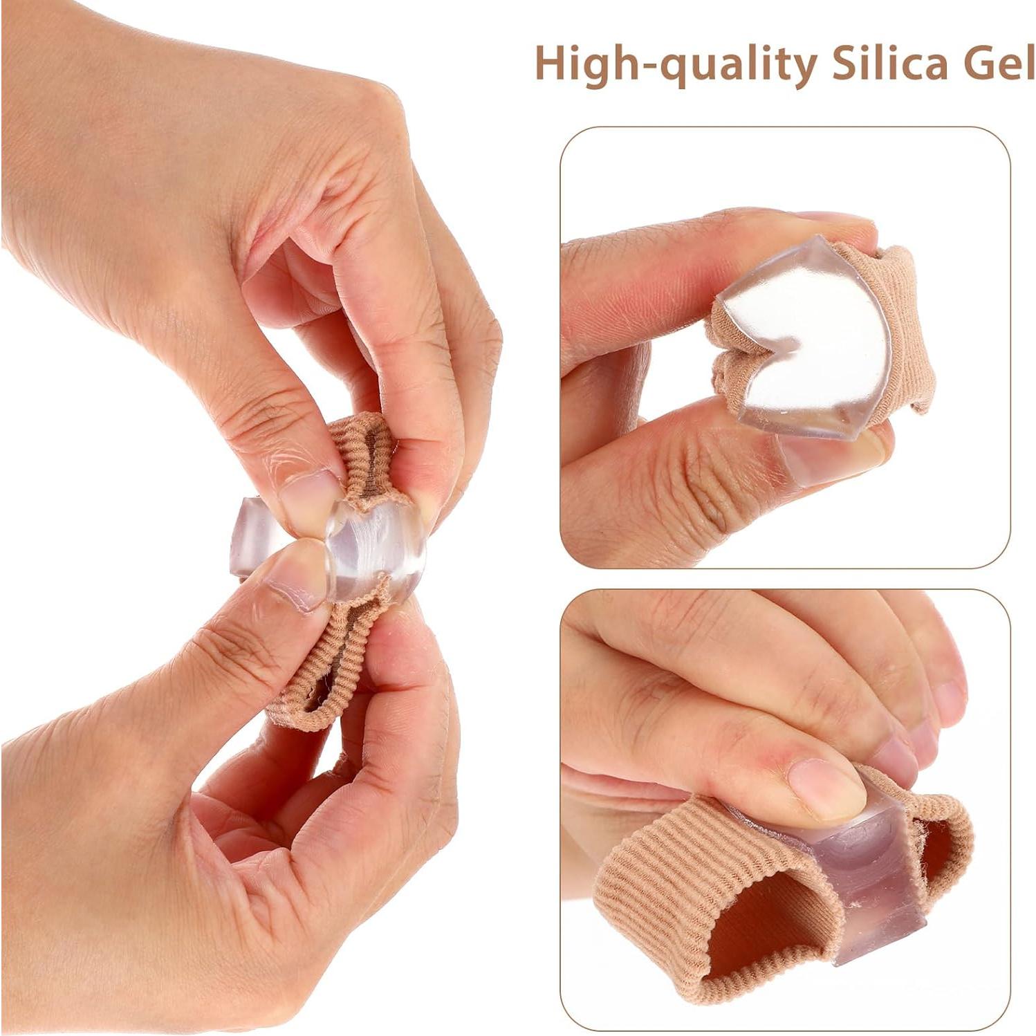 Separadores de Dedos de Gel Wanmu para Juanetes - 4 Pcs