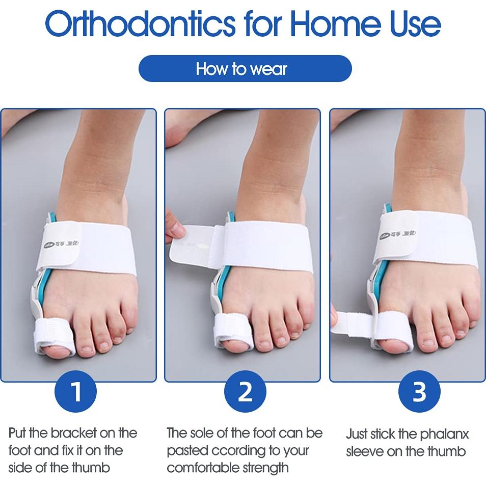 Corrector de Juanetes Heasoy con Separador de Dedos - 1 Par