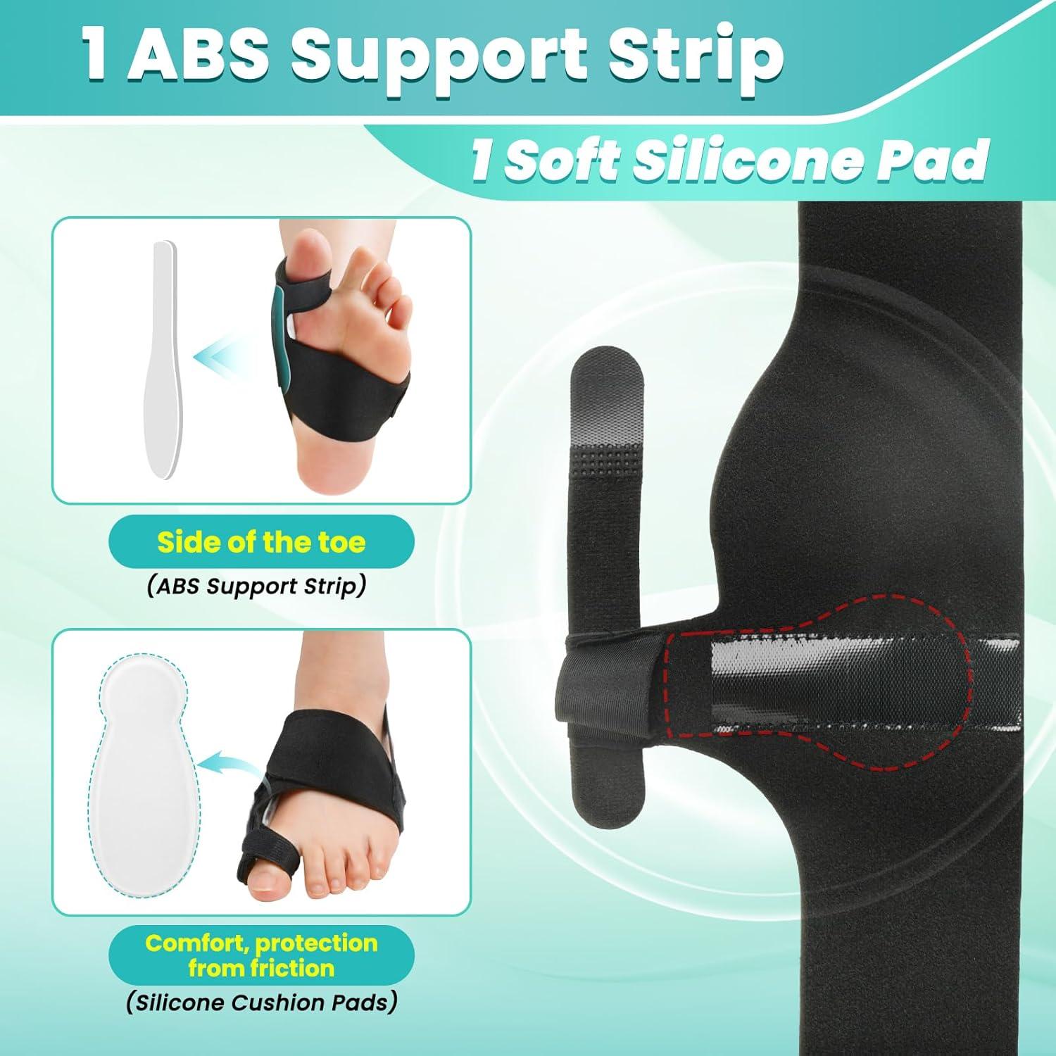 Corrector de Juanetes CEYOME - Férula Ajustable y Almohadillas de Silicona