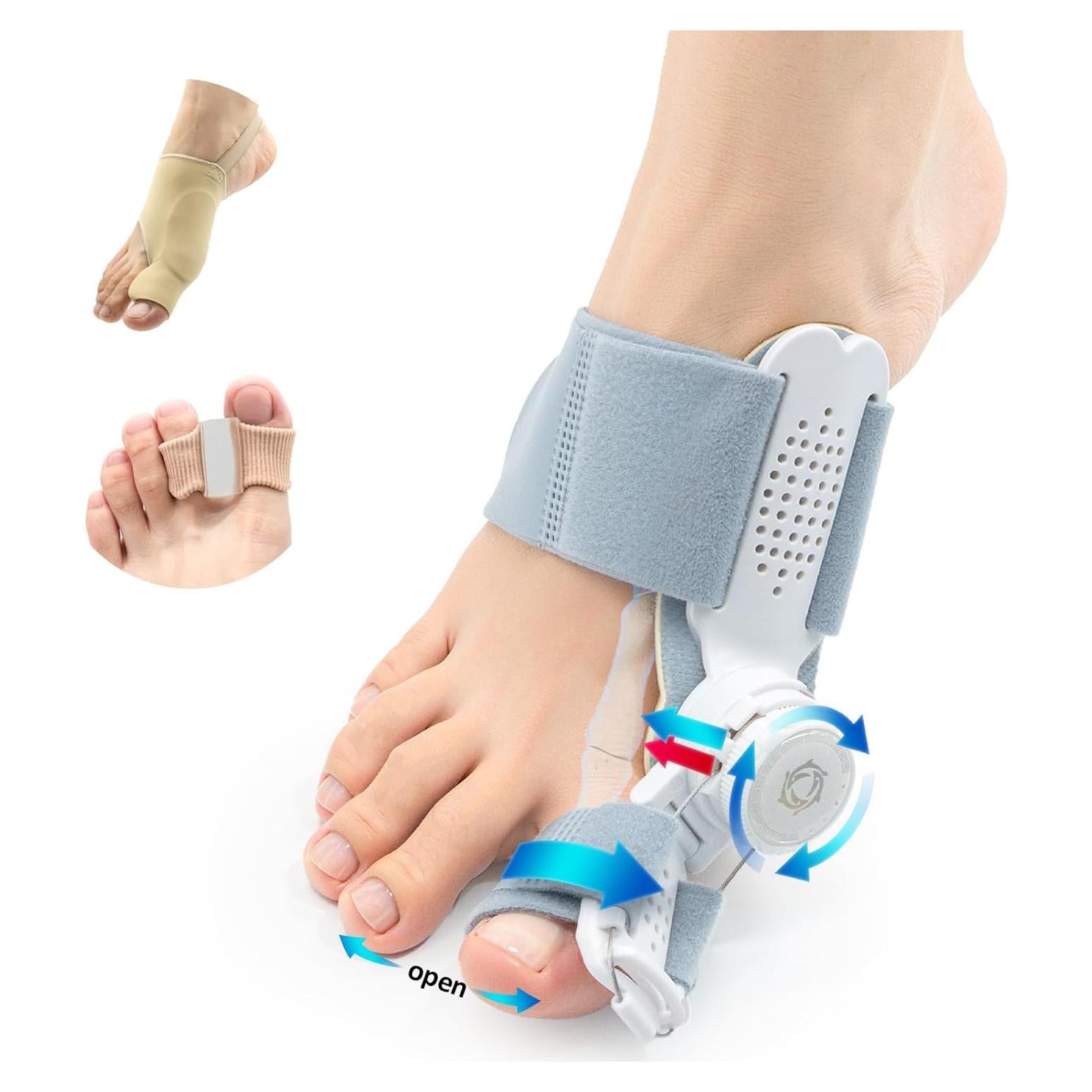 Corrector de Juanetes Ajustable Apouni 3 en 1 para Alivio