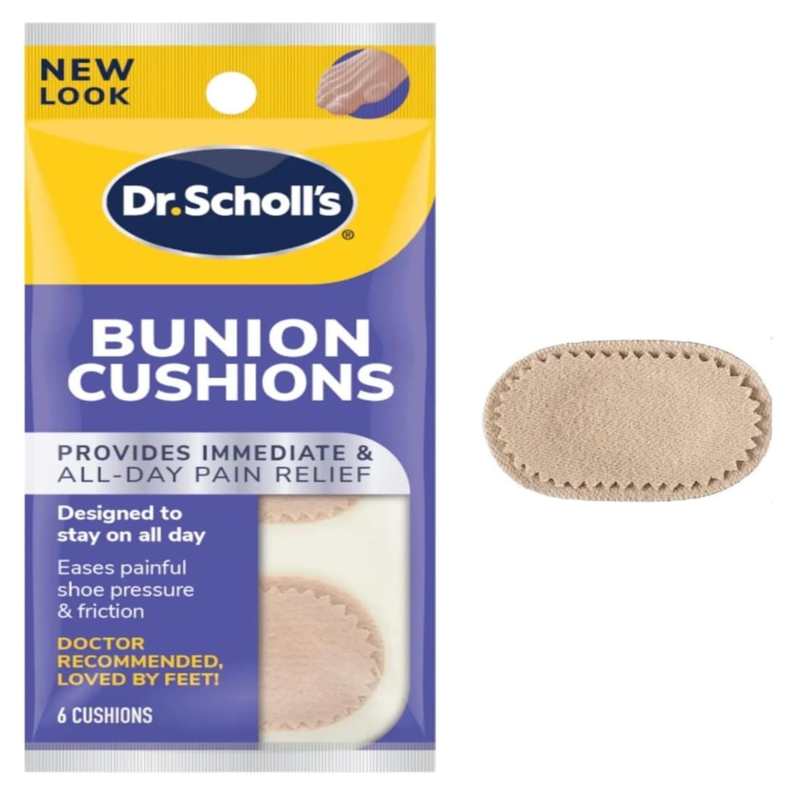 Cojines para Juanetes Dr. Scholl's 8 Piezas Acolchados