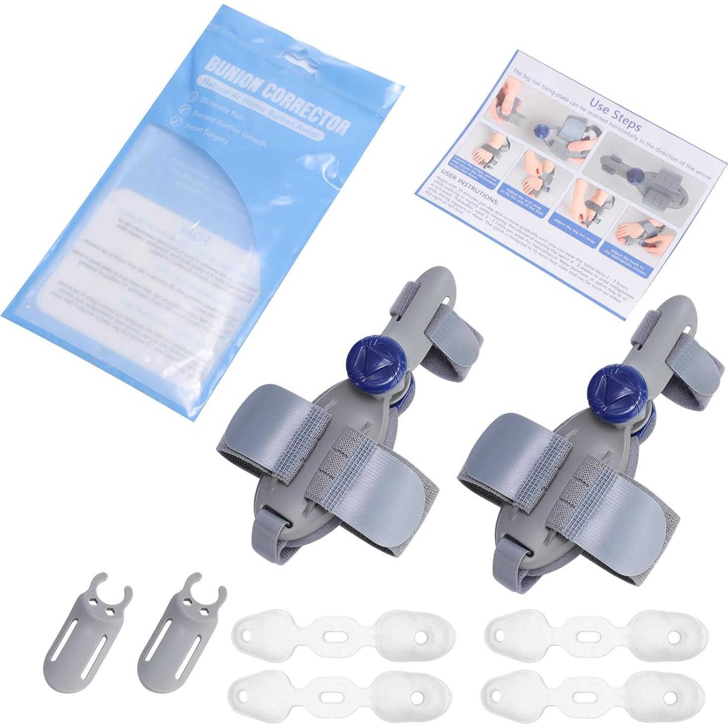 Corrector de Juanetes ROHVEMJ Doble Ajustable con Silicona