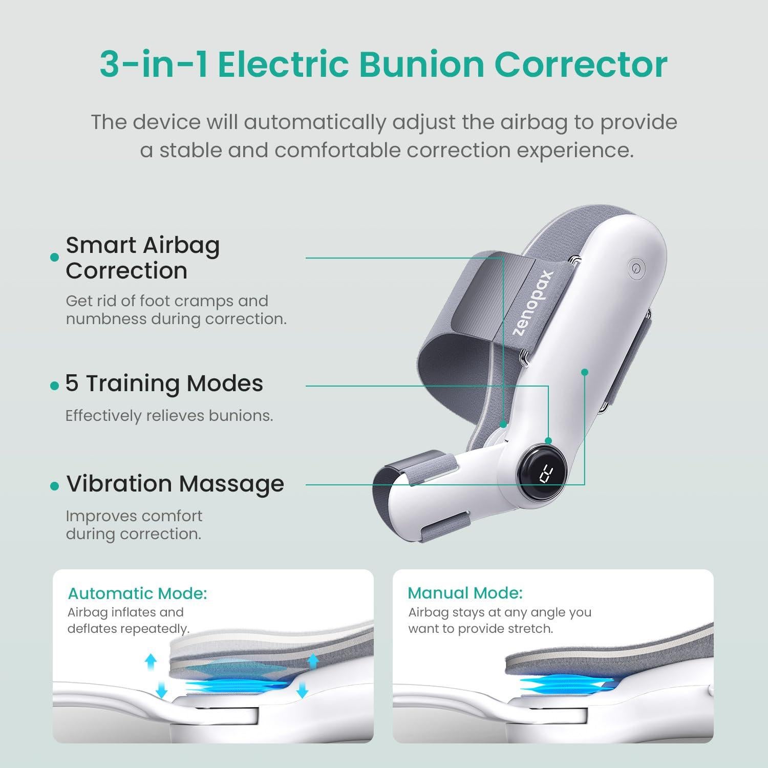 Corrector de Juanetes Eléctrico Recargable Hangzhou MODE-21-A