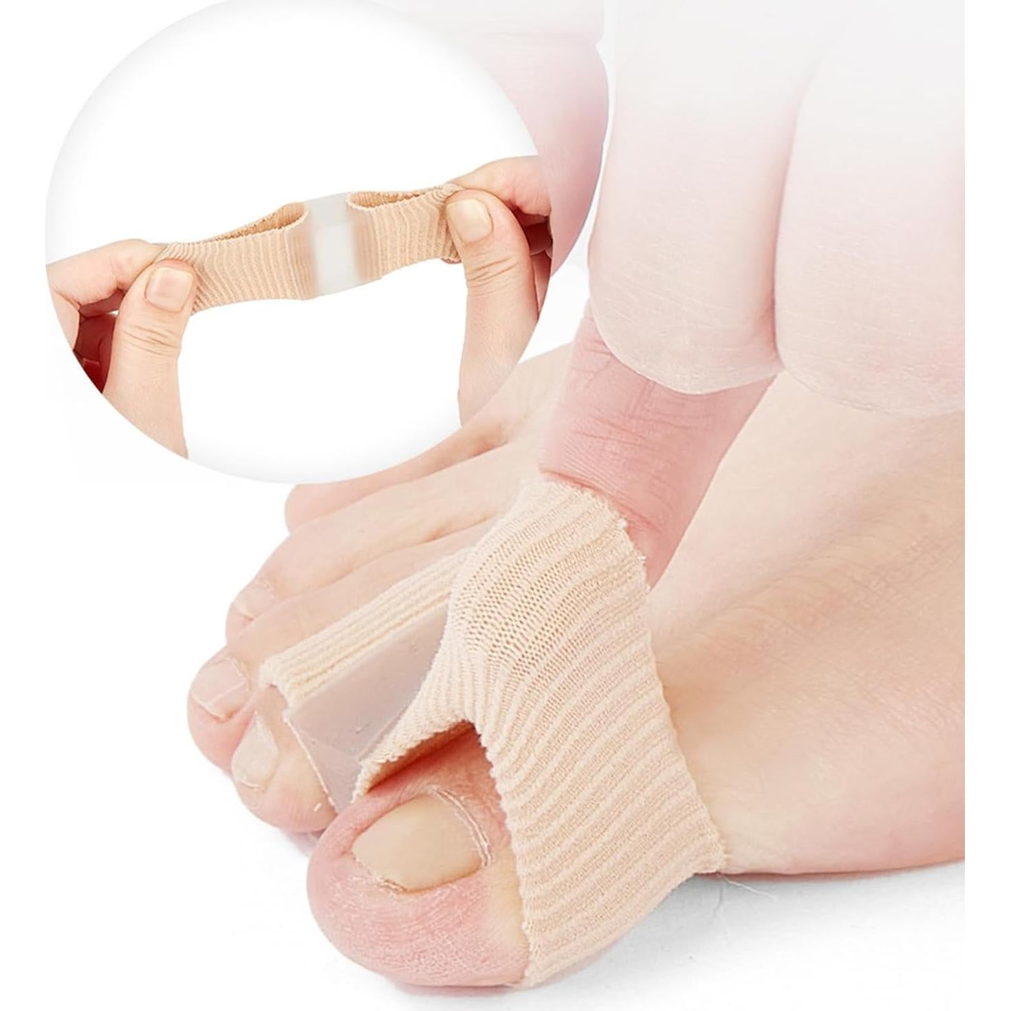 Separadores de Dedos de Gel LJHYSD para Juanetes y Hallux Valgus