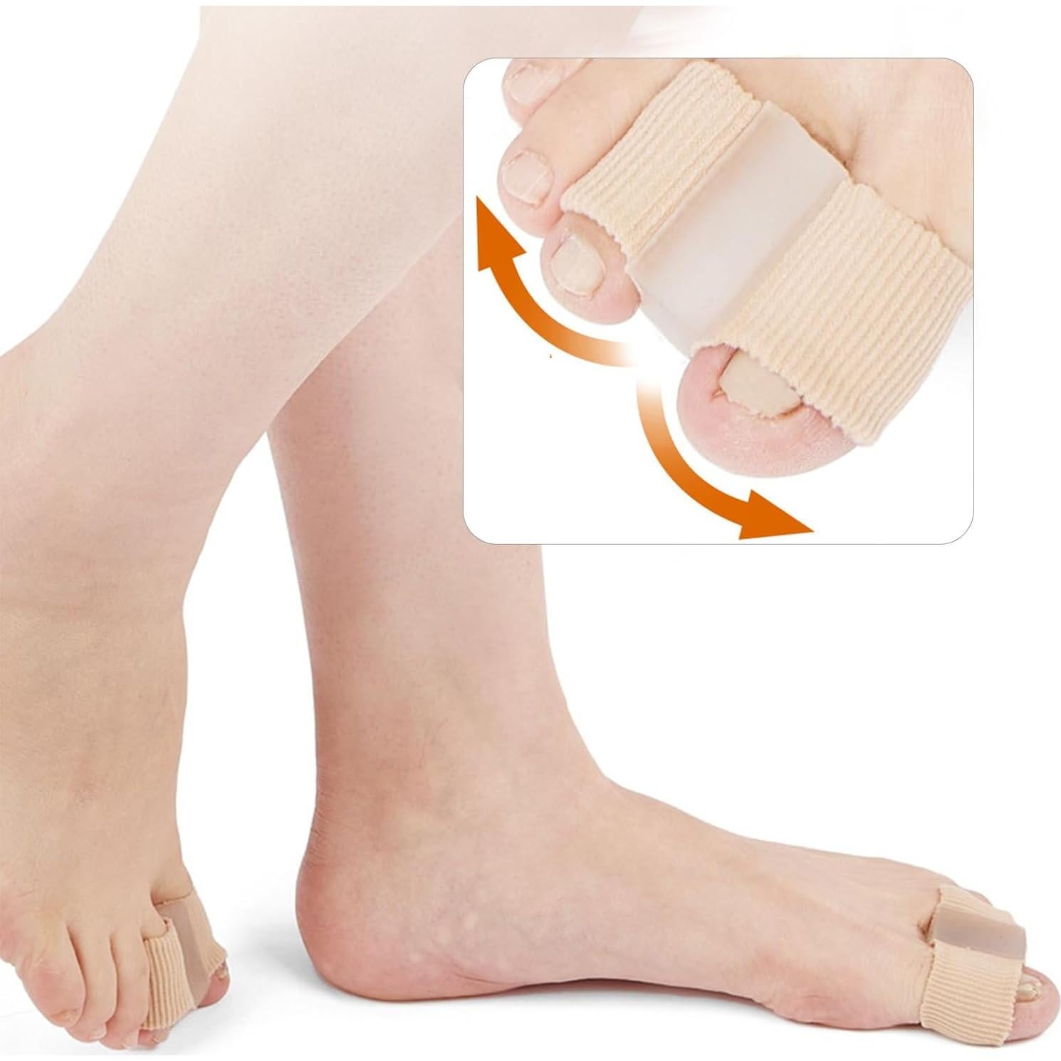 Separadores de Dedos de Gel LJHYSD para Juanetes y Hallux Valgus