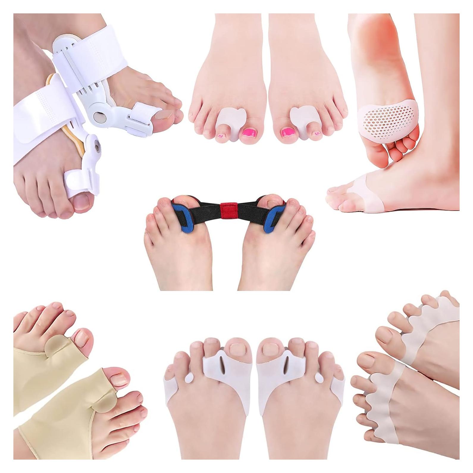 Kit Corrector de Juanetes Gelmay 15 Piezas Alivio Hallux Valgus