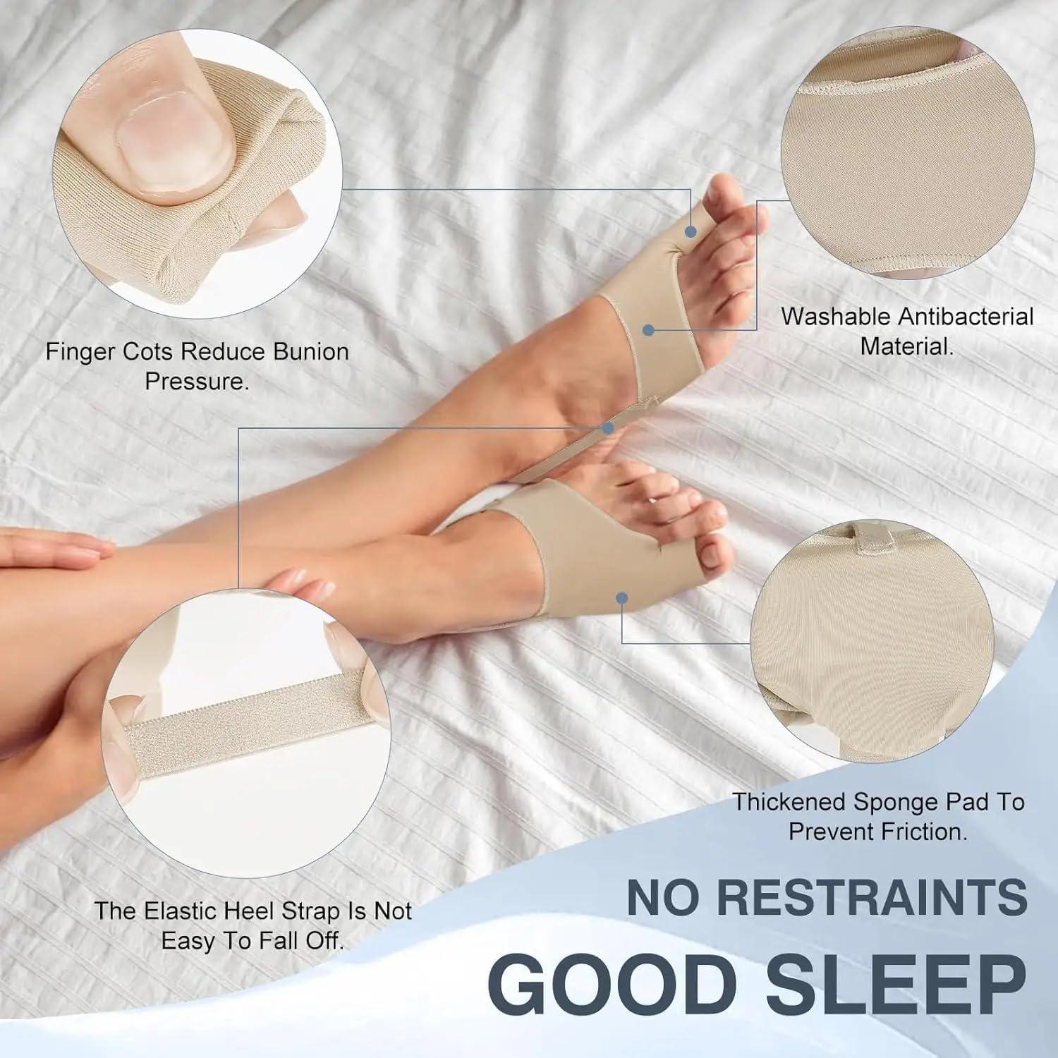 Corrector de Juanetes GLASSMARC 2PCS Alivio Dolor Transpirable