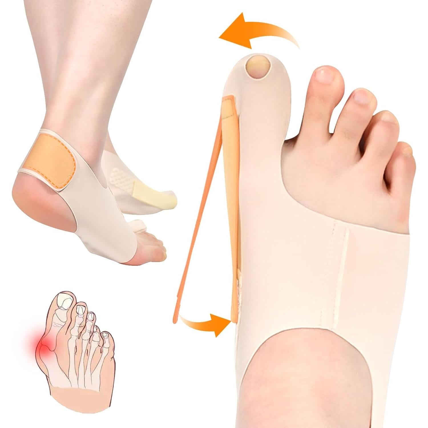 Calcetines Correctores de Juanetes POSESEE P70 - Ajustables, Ultra-Finos