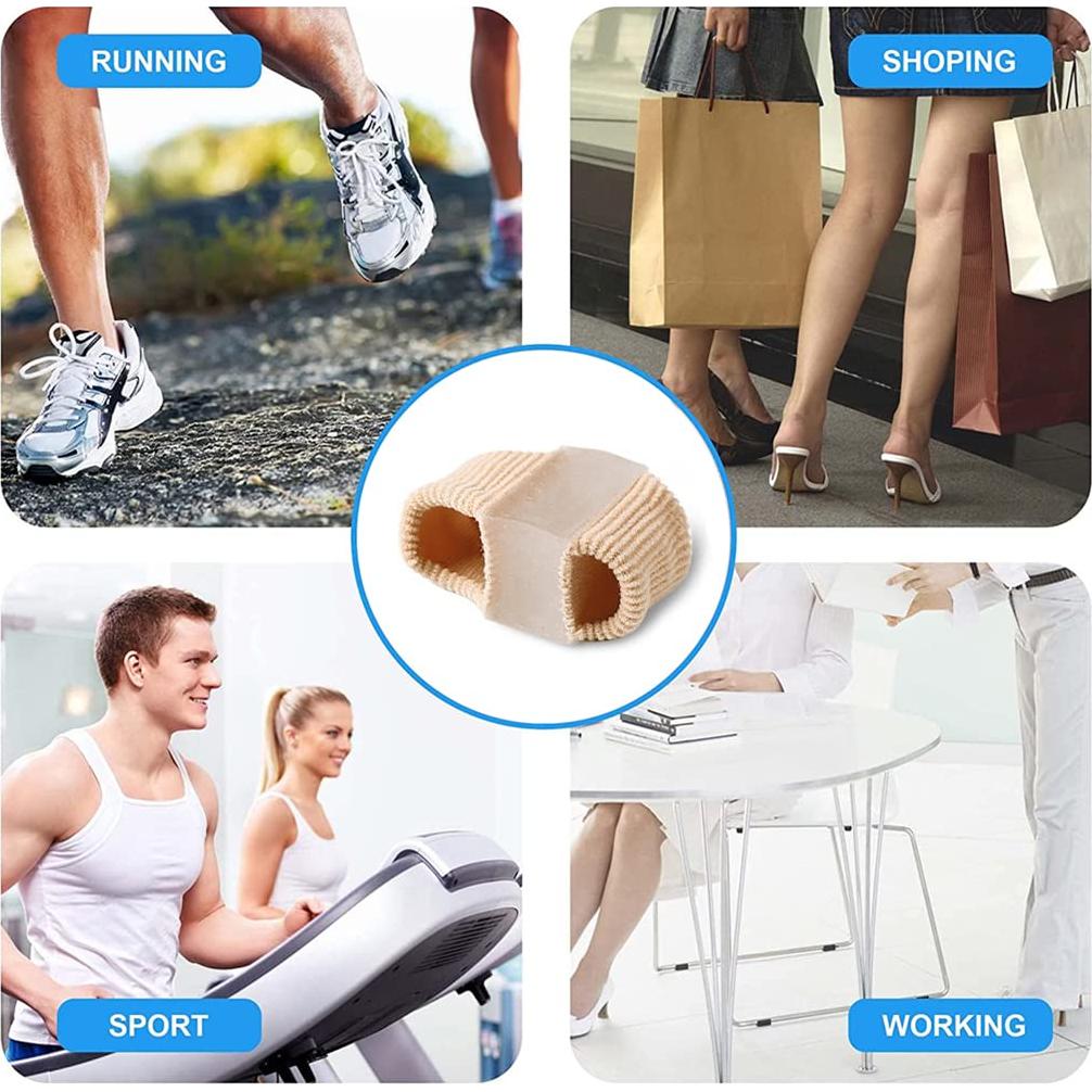 Mangas Separadoras de Dedos Xemz - Corrector Suave y Transpirable S