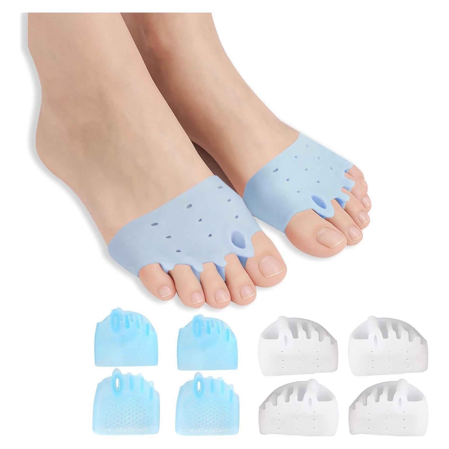 Separadores de Dedos de Silicona ZLACYNZZT - Alivio Juanetes