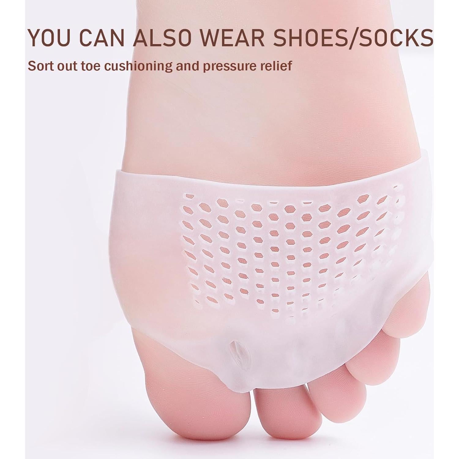 Separadores de Dedos de Silicona ZLACYNZZT - Alivio Juanetes