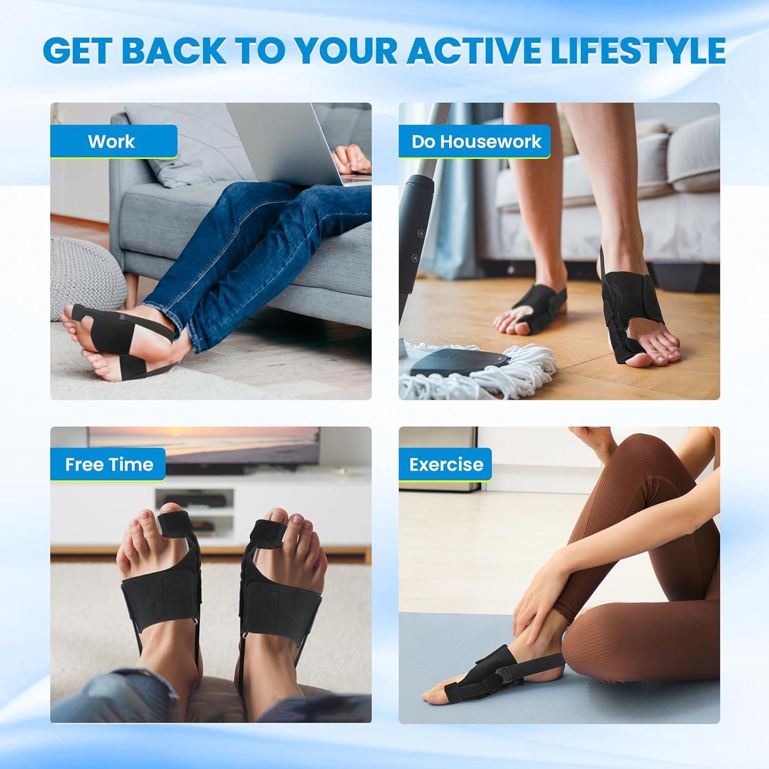 Corrector de Juanetes JNATER - 2 Pcs Ajustable para Alivio