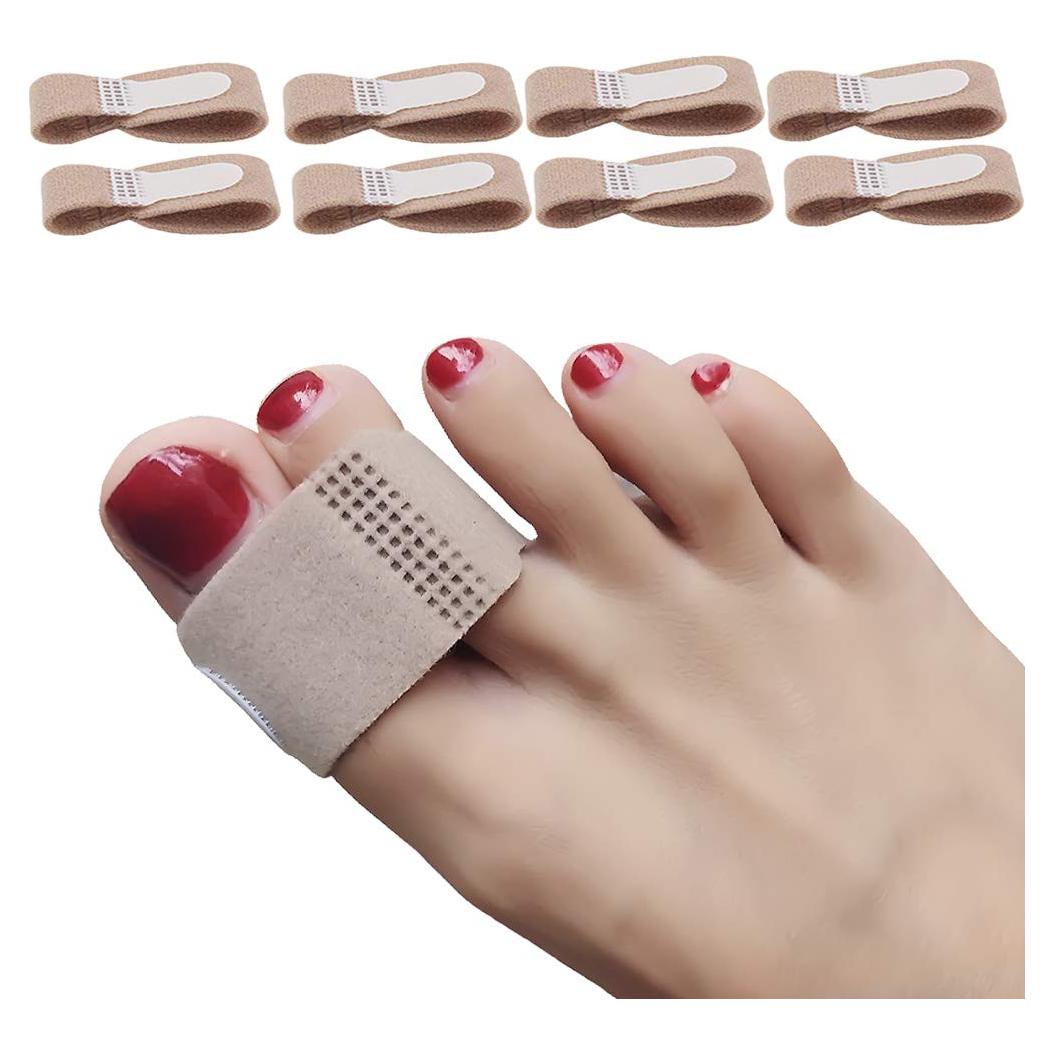 Fajas para dedos de pies rotos DYKOOK - 8 piezas antideslizantes