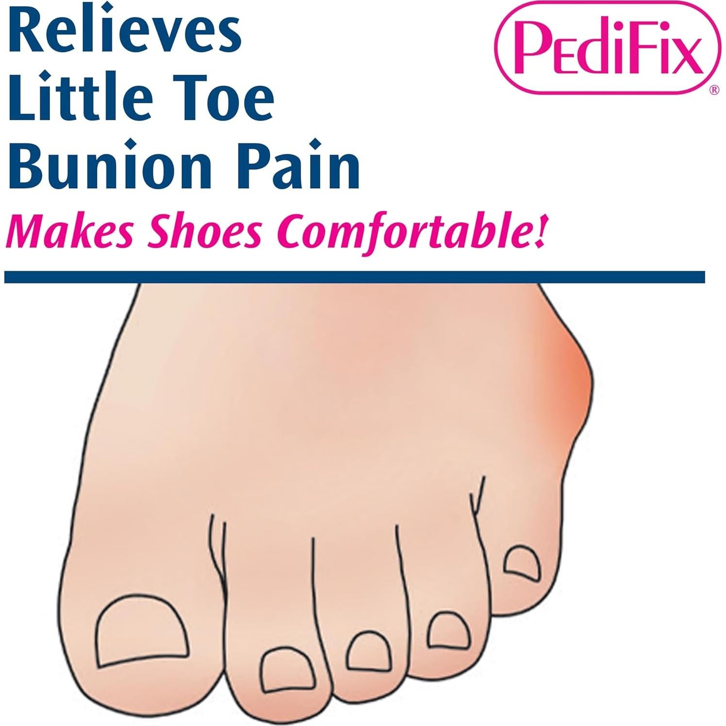 Protector de Juanetes PediFix Visco-GEL Talla Única 8.9x3.8cm