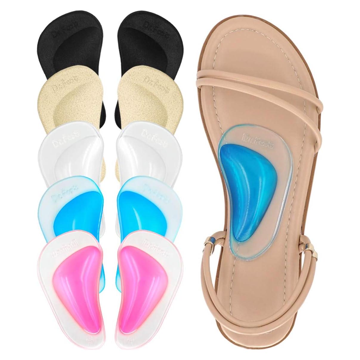 Inserts de Soporte de Arco Dr. Foot para Pies Planos - 5 Colores
