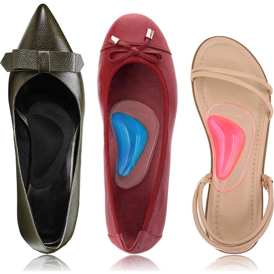 Inserts de Soporte de Arco Dr. Foot para Pies Planos - 5 Colores