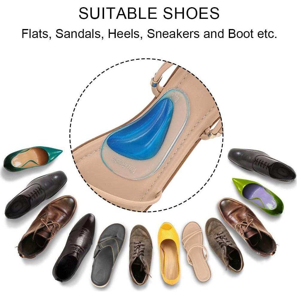 Inserts de Soporte de Arco Dr. Foot para Pies Planos - 5 Colores