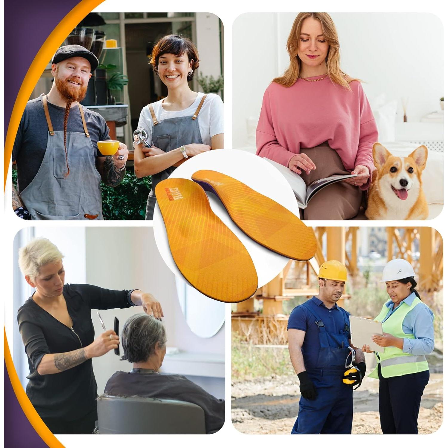 Plantillas Ortopédicas DynWalker para Fascitis Plantar - L