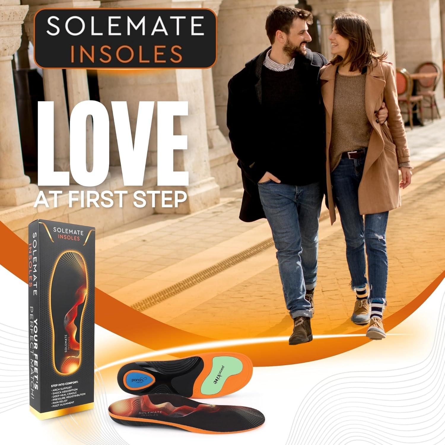 Plantillas SoleMate para Hombres y Mujeres - Soporte Arco XL