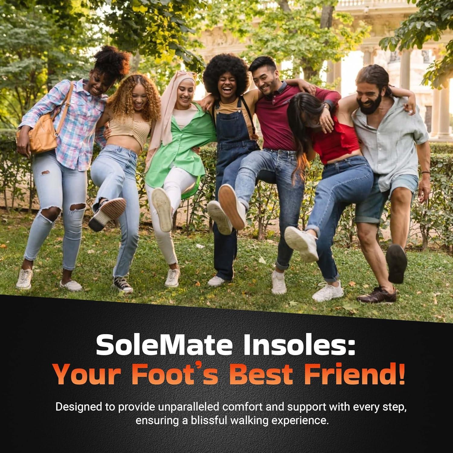 Plantillas SoleMate para Hombres y Mujeres - Soporte Arco XL