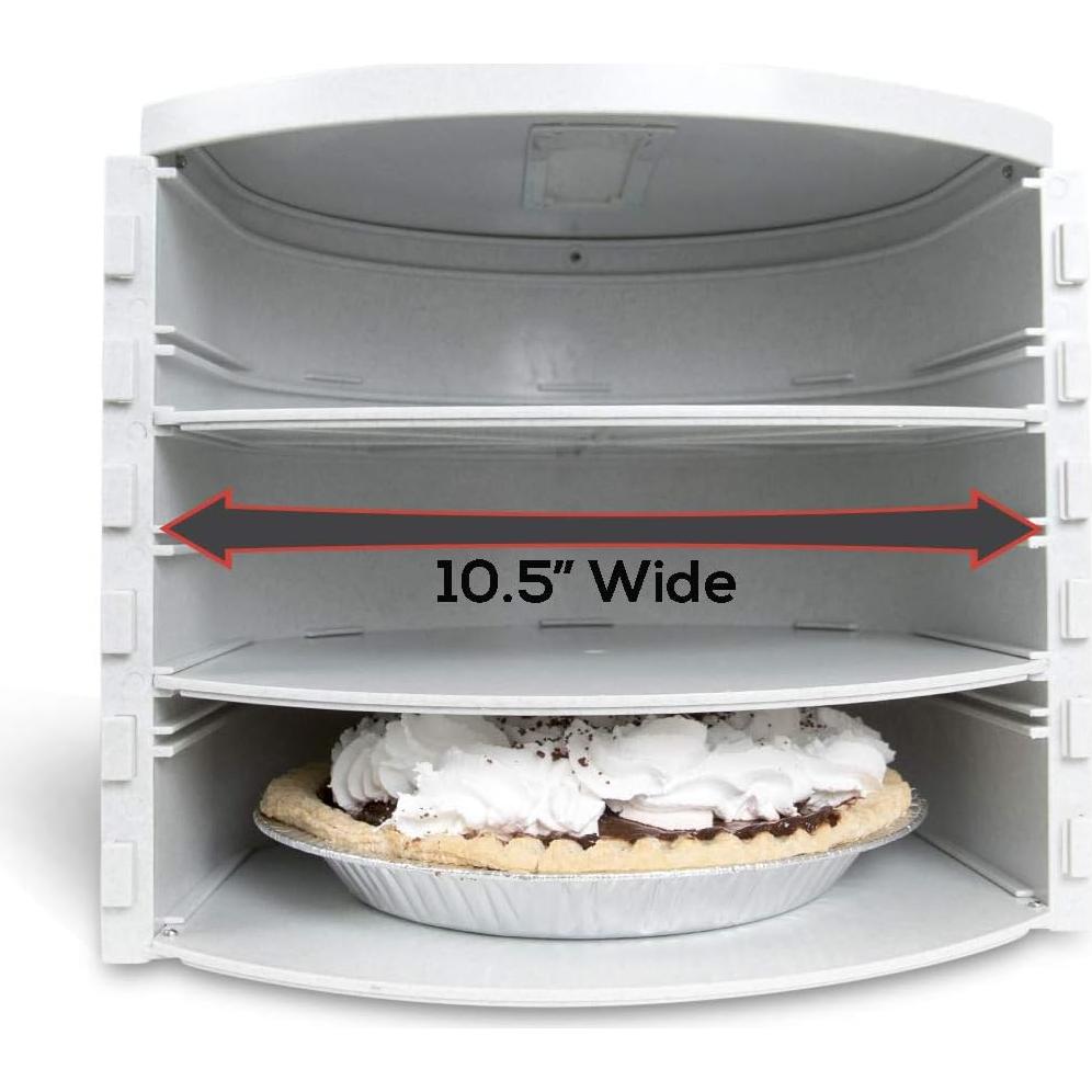 Contenedor de Viaje para Tartas EssaWARE - Almacenamiento Ajustable 26.67 cm