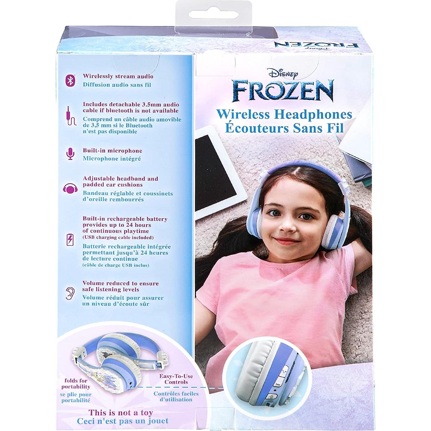 Auriculares Bluetooth eKids Frozen 2 con micrófono y volumen seguro