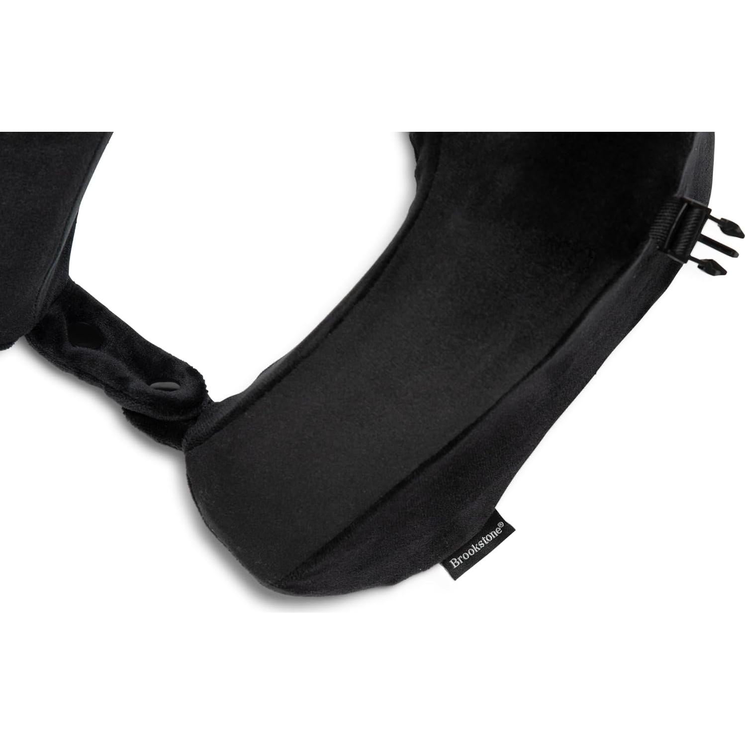 Almohada de Viaje Brookstone Espuma con Memoria Negra