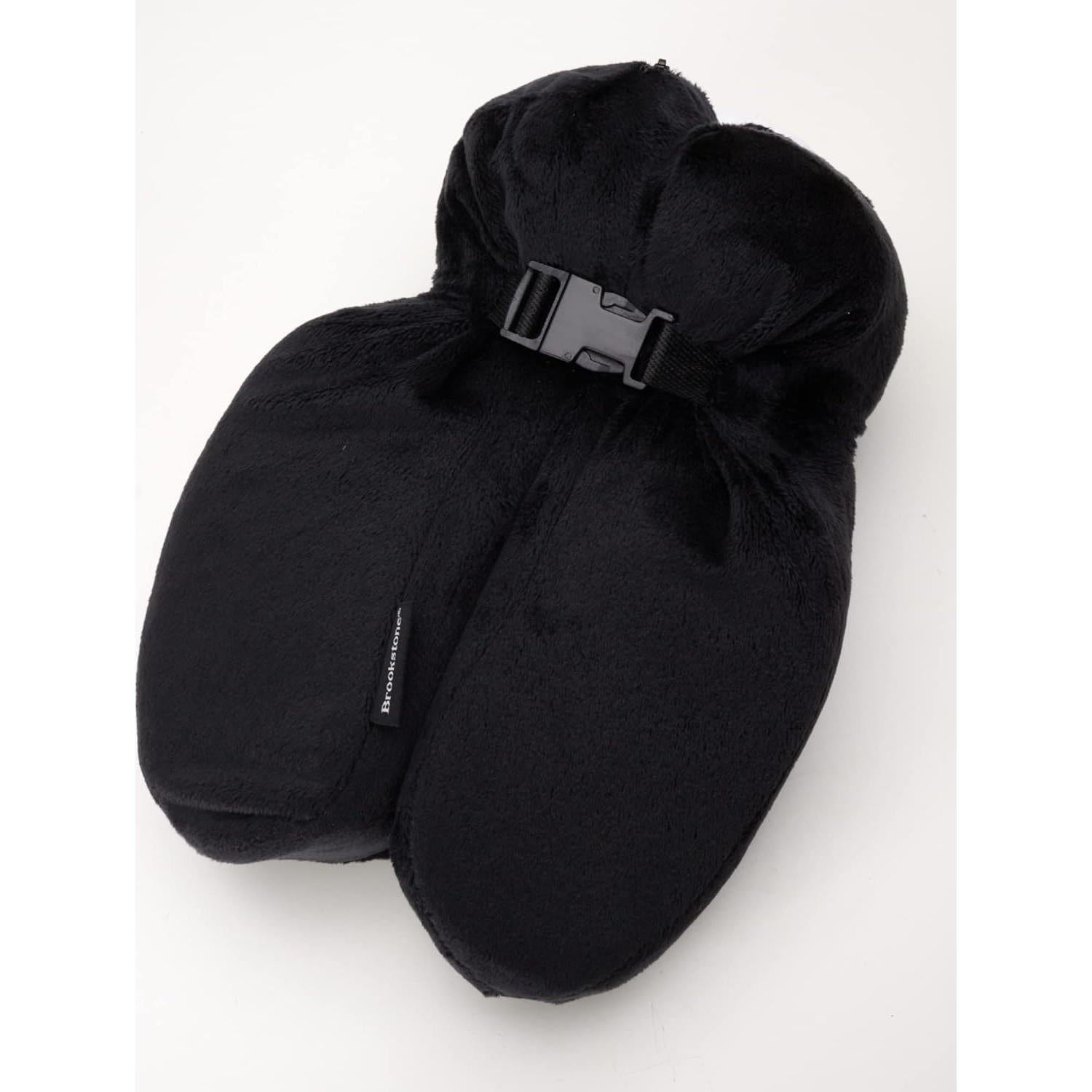 Almohada de Viaje Brookstone Espuma con Memoria Negra