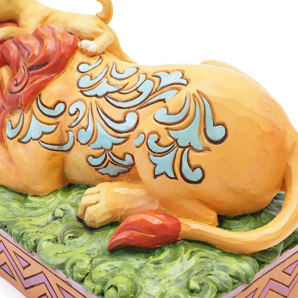 Figurita Disney Tradiciones Jim Shore Simba y Mufasa 11.2 cm