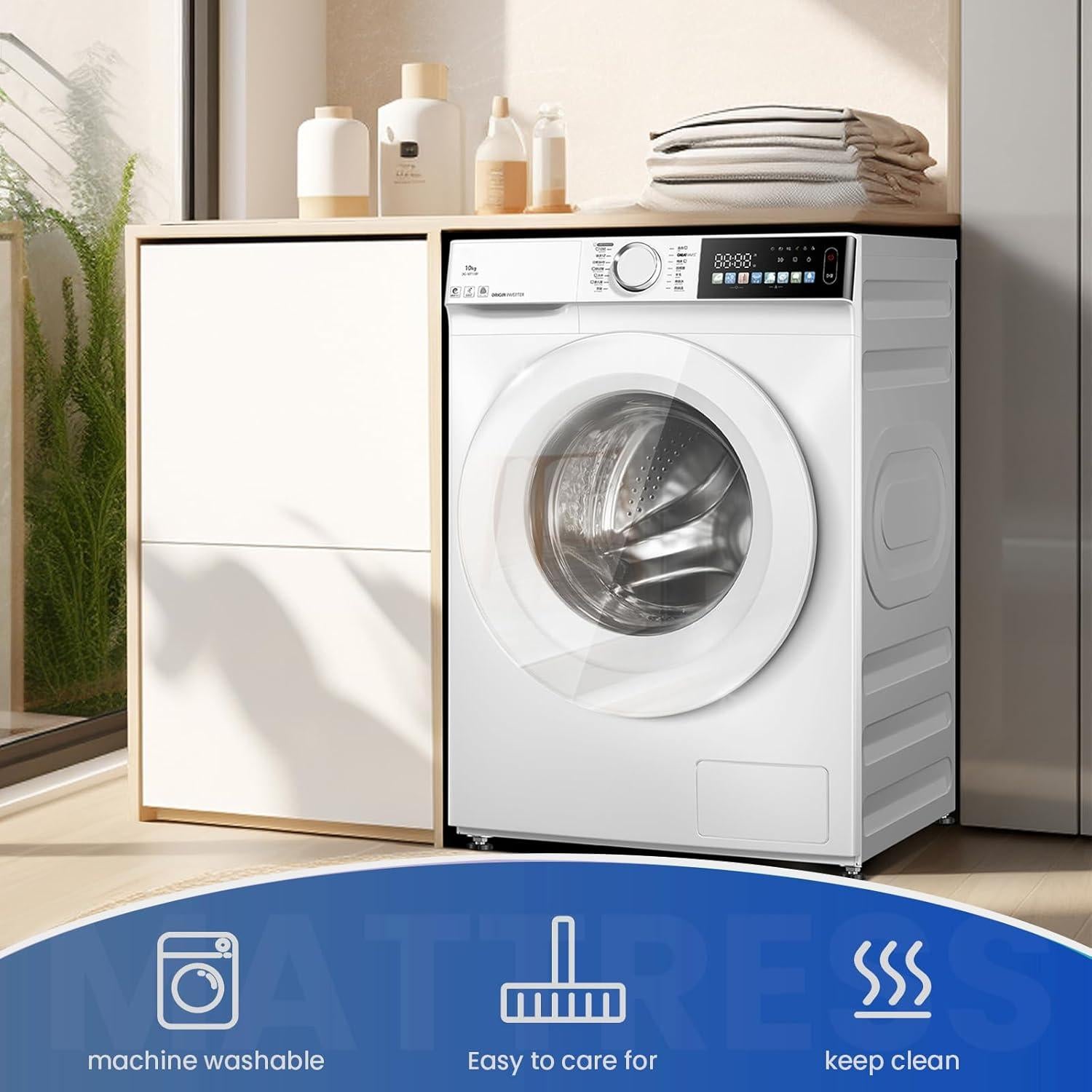 Almohadilla Térmica Individual VALUXE Gris Acolchada 10 Niveles Calor