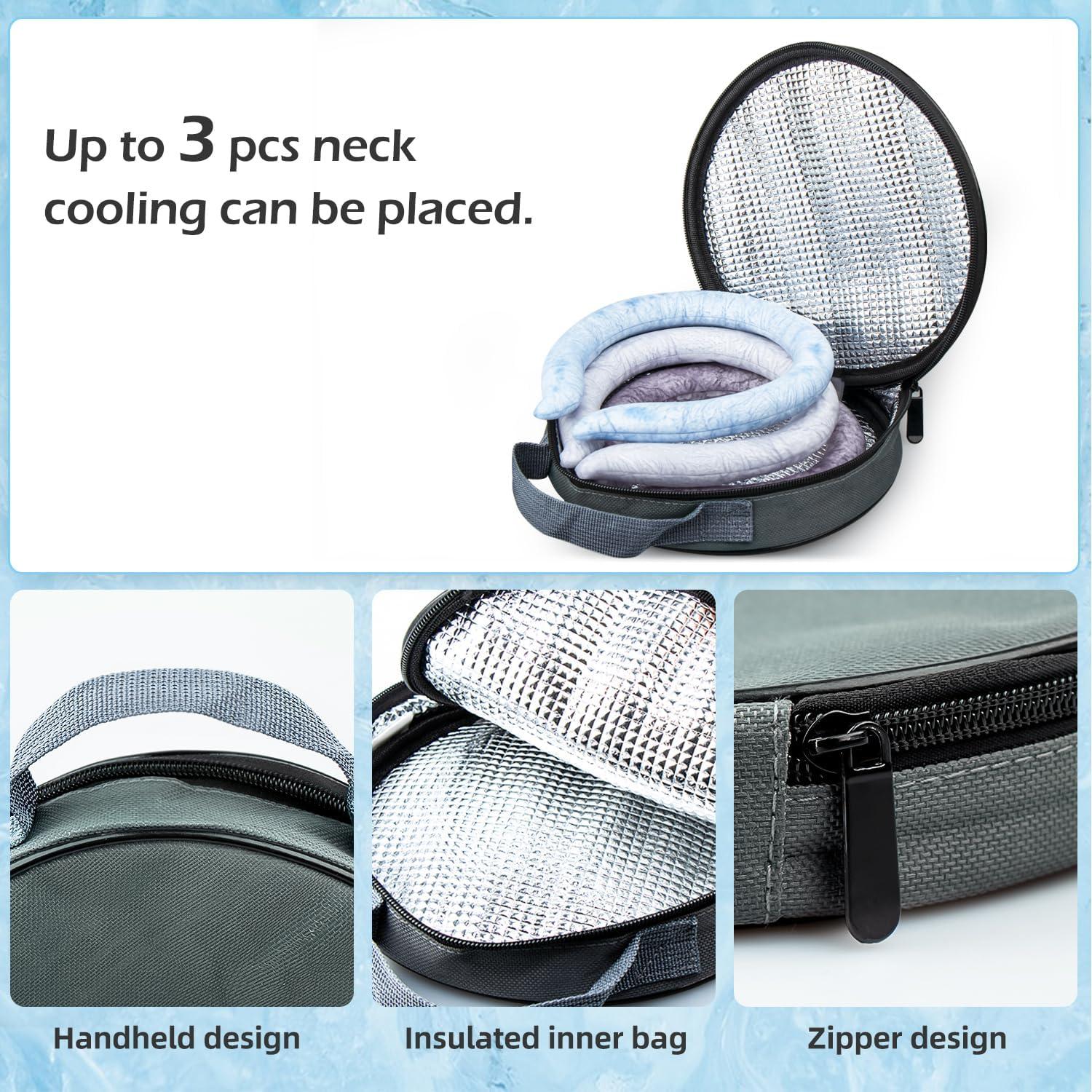 Tubo Enfriador de Cuello Luck Syllable Negro Reutilizable 150g