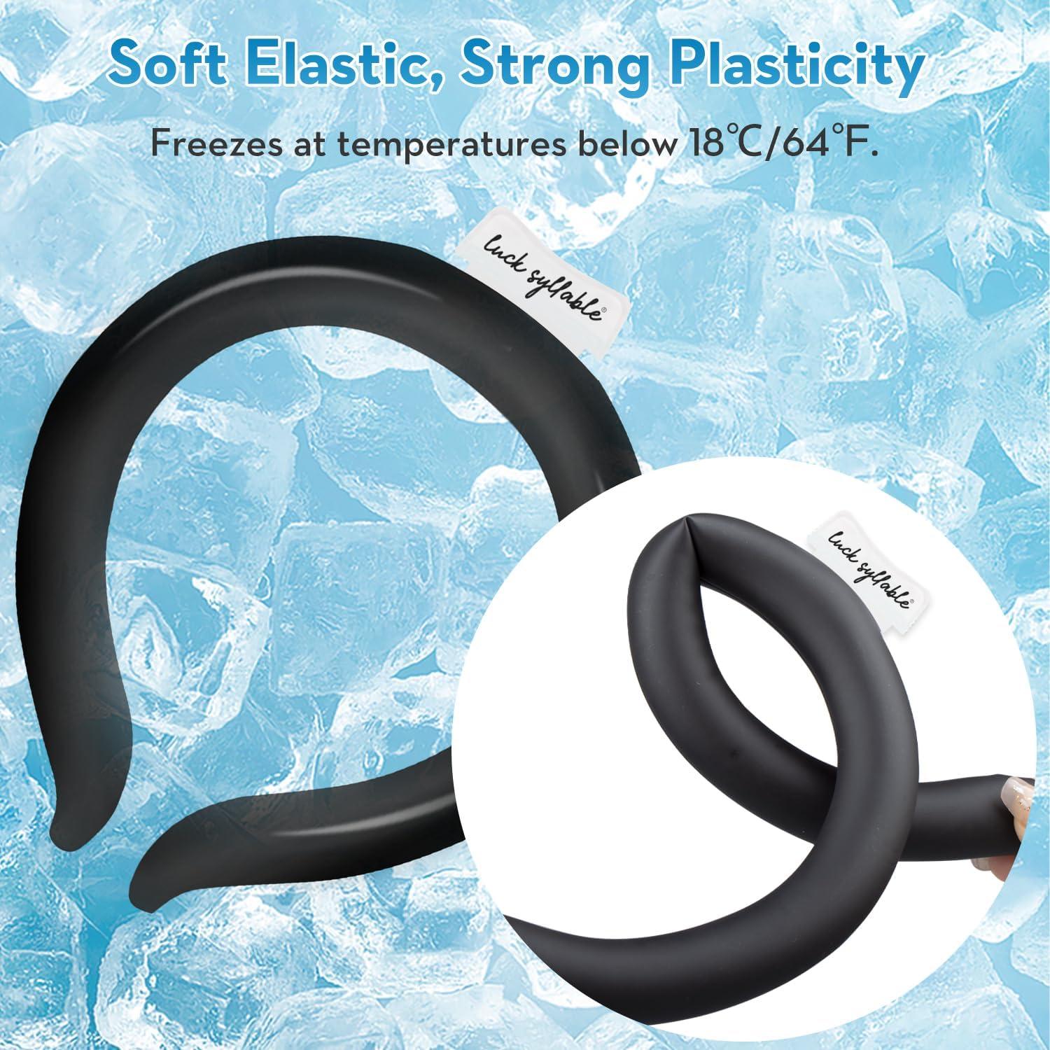 Tubo Enfriador de Cuello Luck Syllable Negro Reutilizable 150g