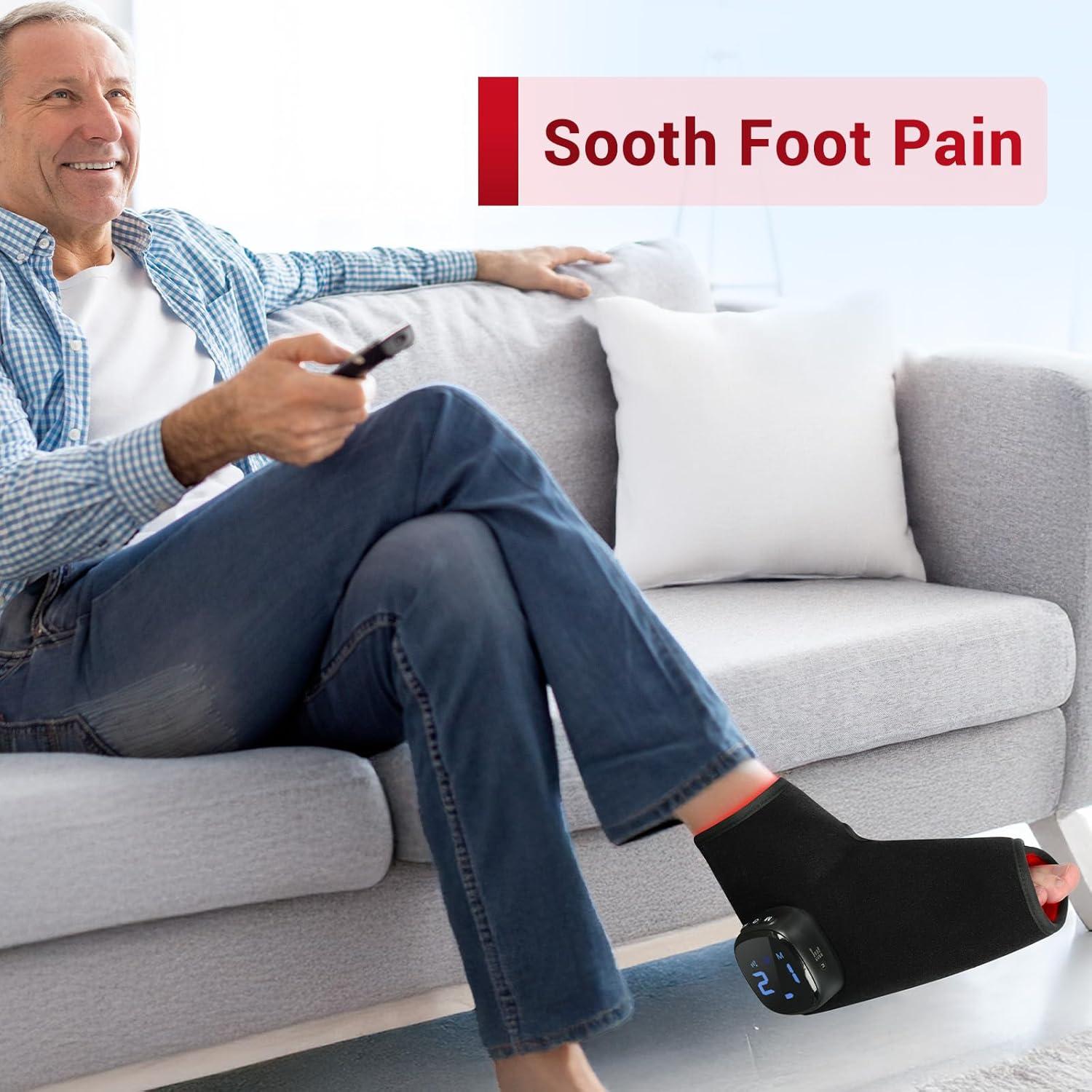 Comfytemp Terapia de Luz Roja Inalámbrica para Pies 22.86x17.78cm